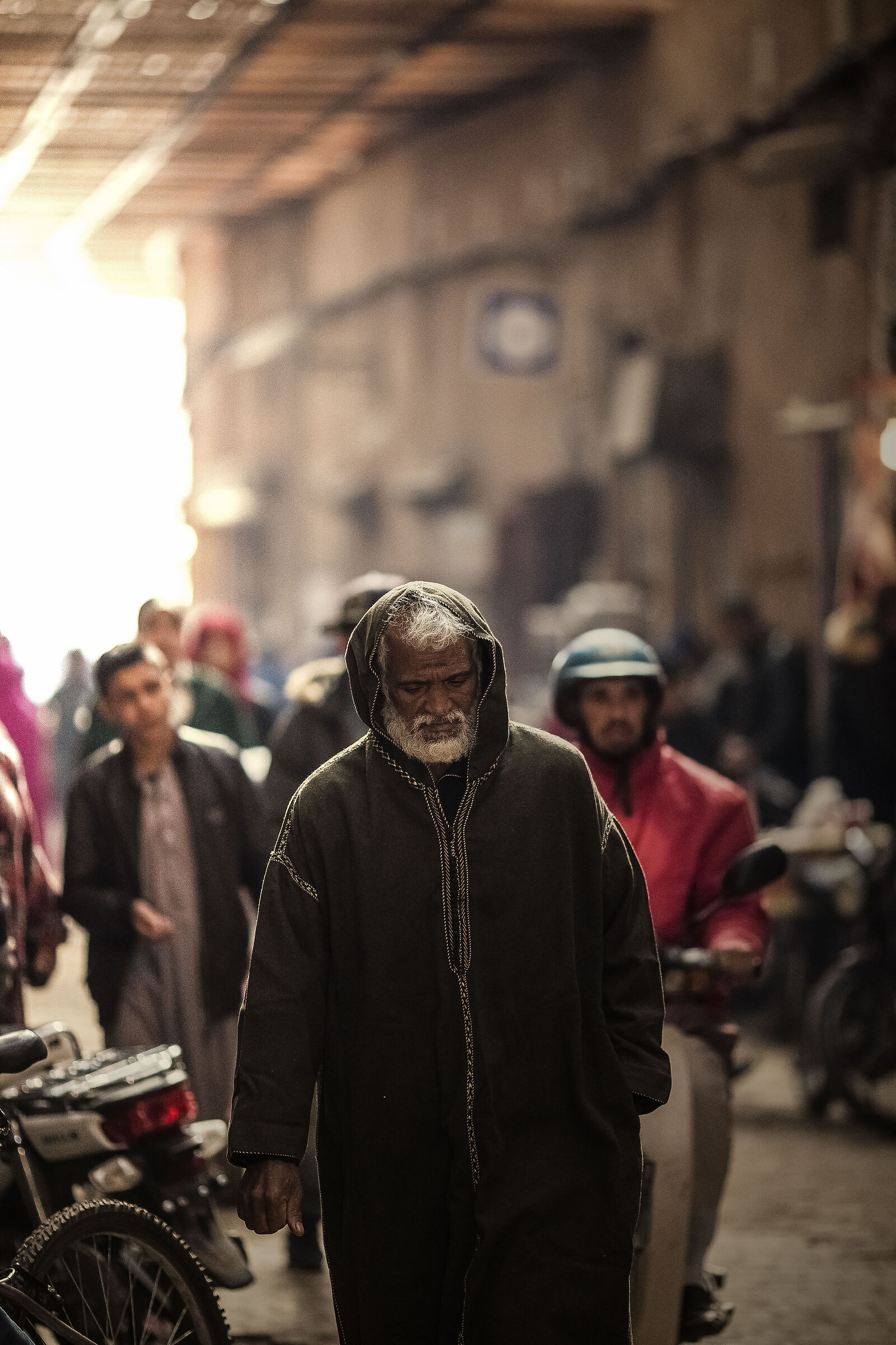 A passer-by in the Souk...