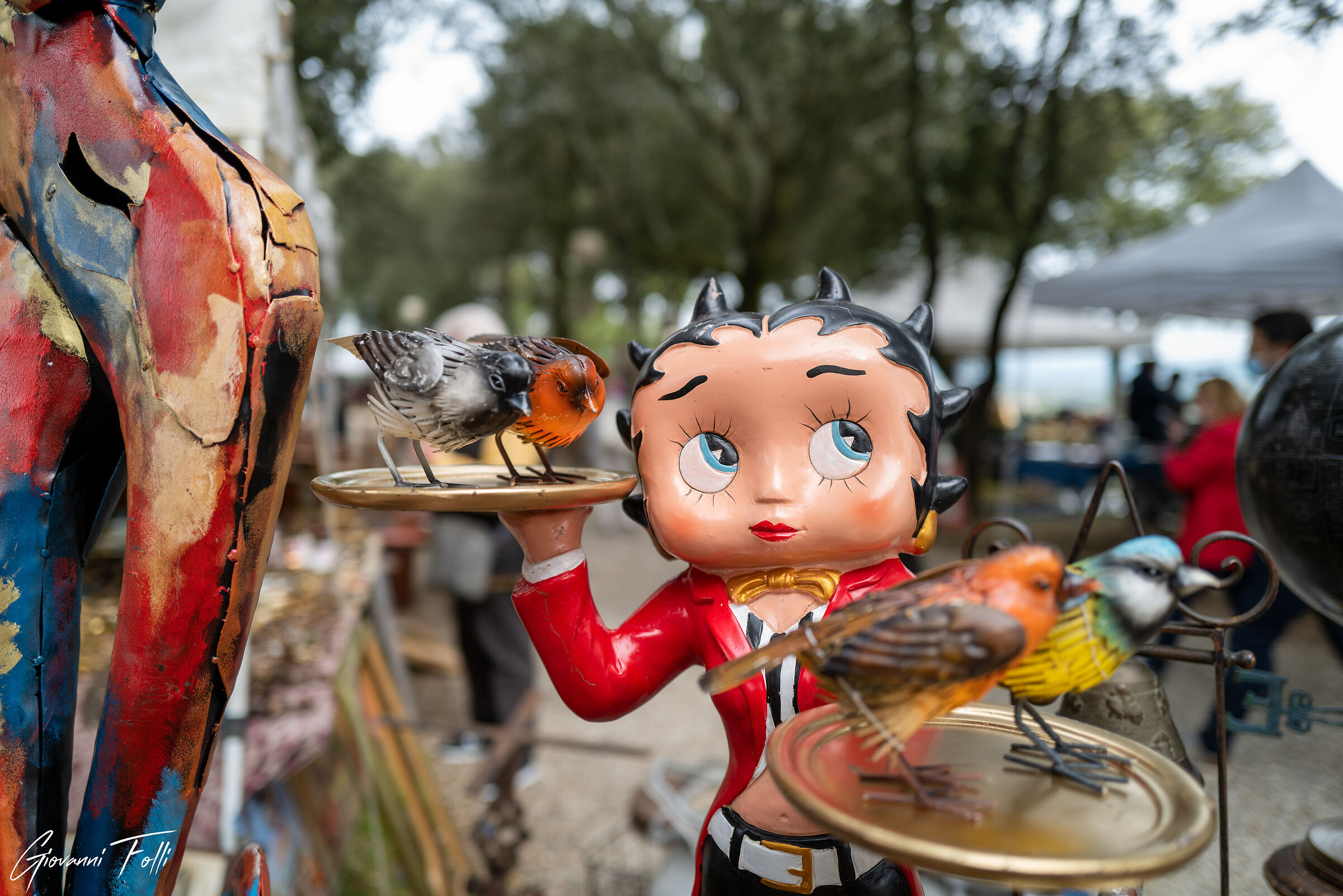 Betty Boop at arezzo antiques fair...
