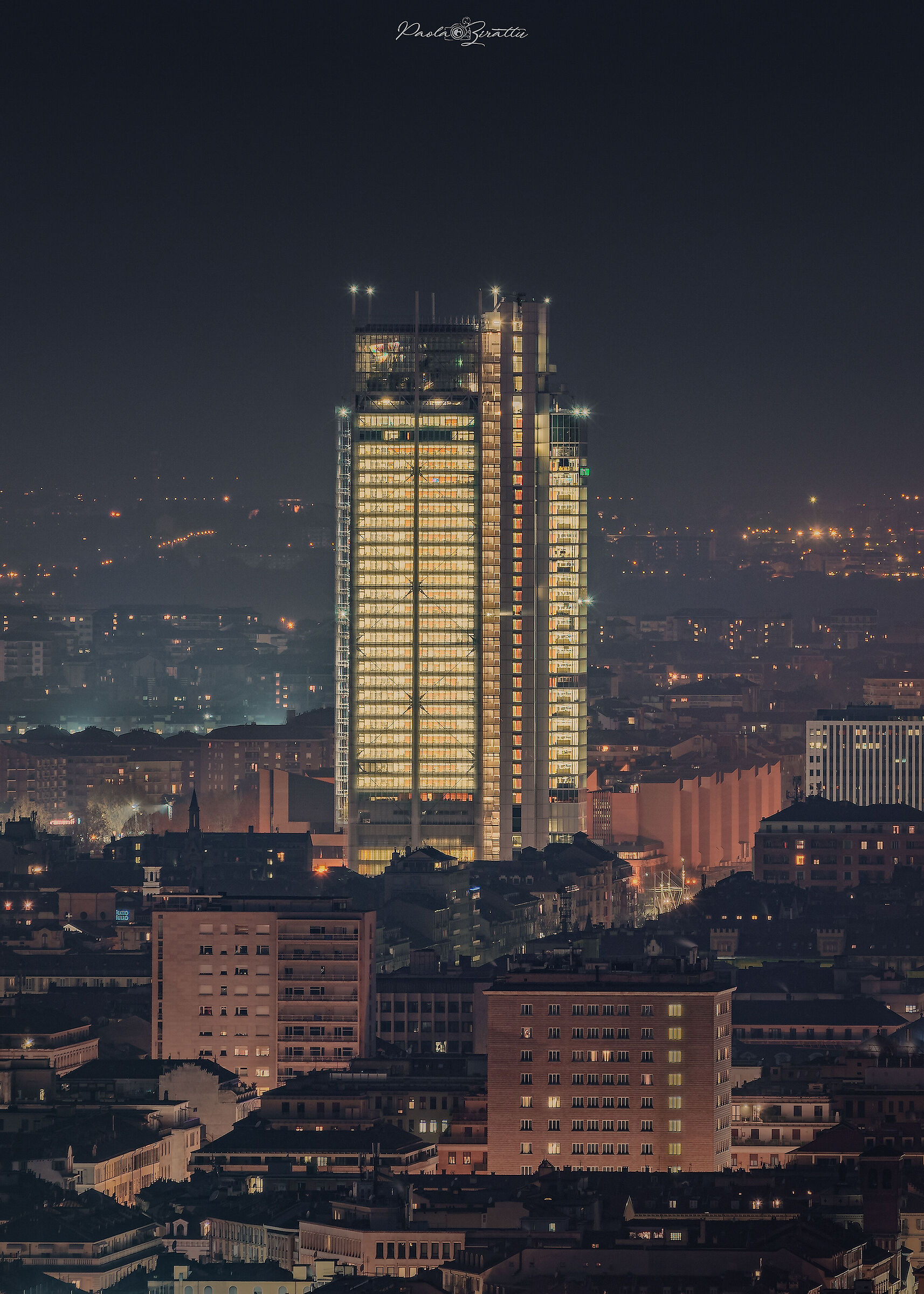 Intesa San Paolo skyscraper. Turin....
