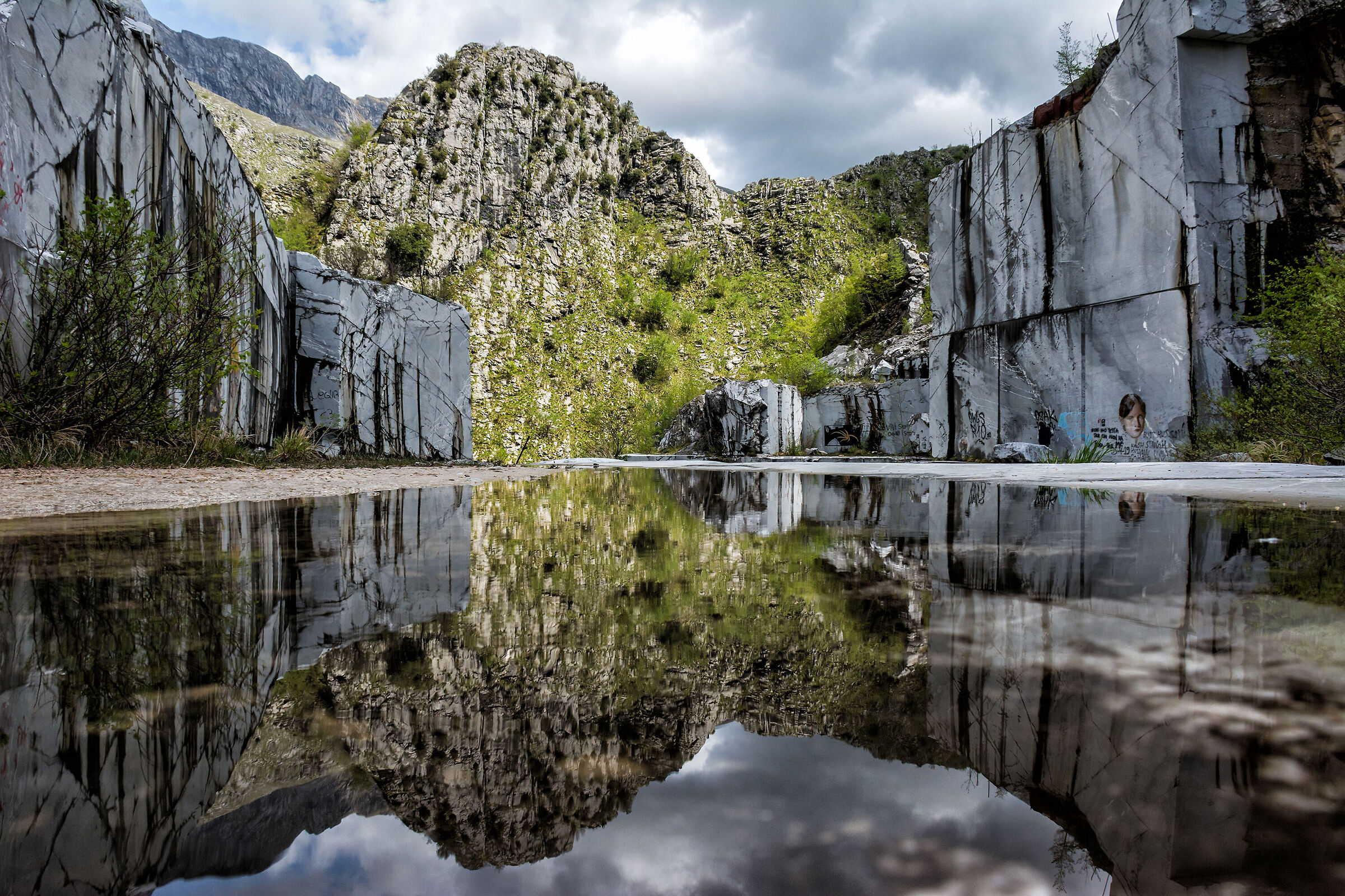 Reflections in the quarry...
