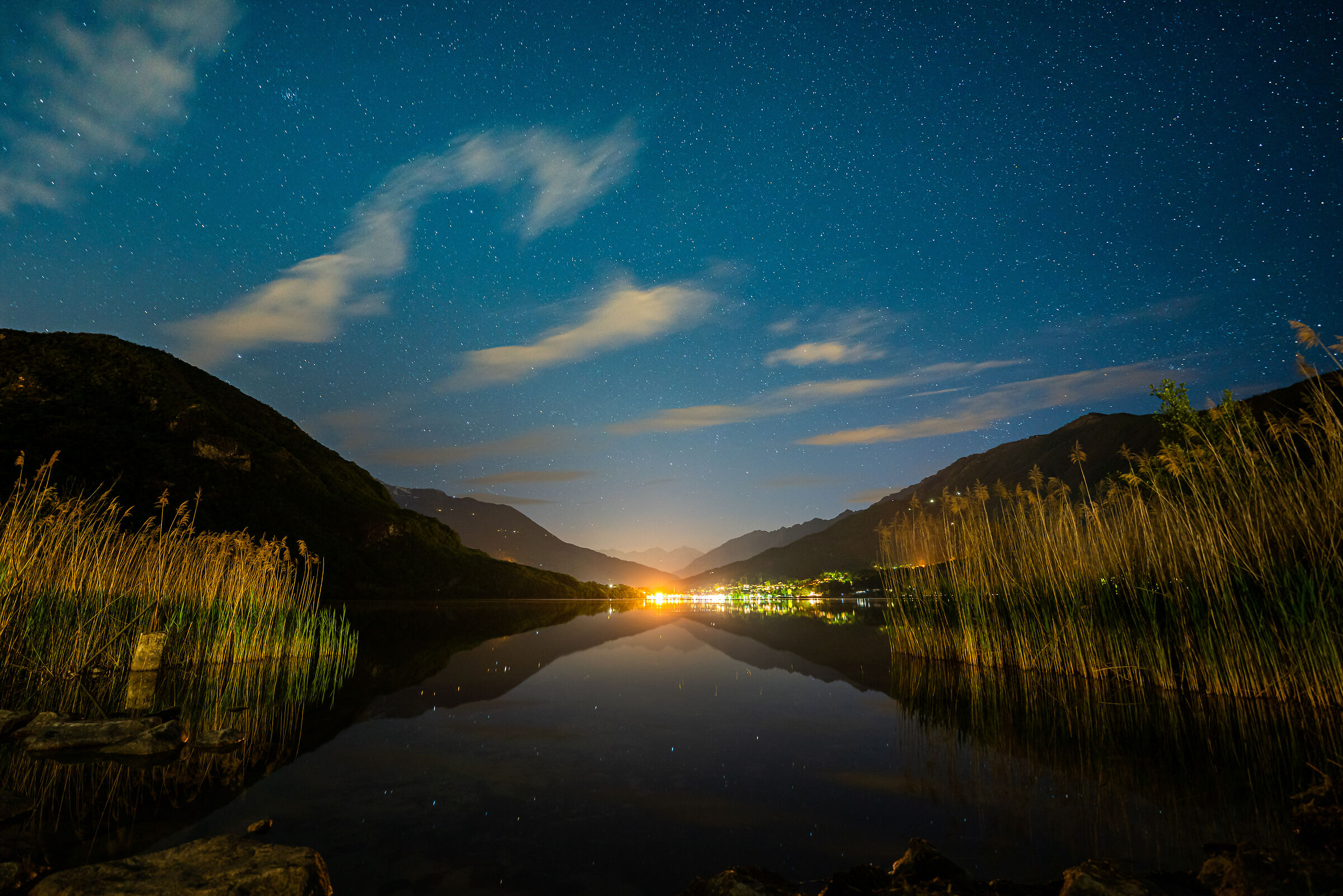 Lake Mergozzo by Night...