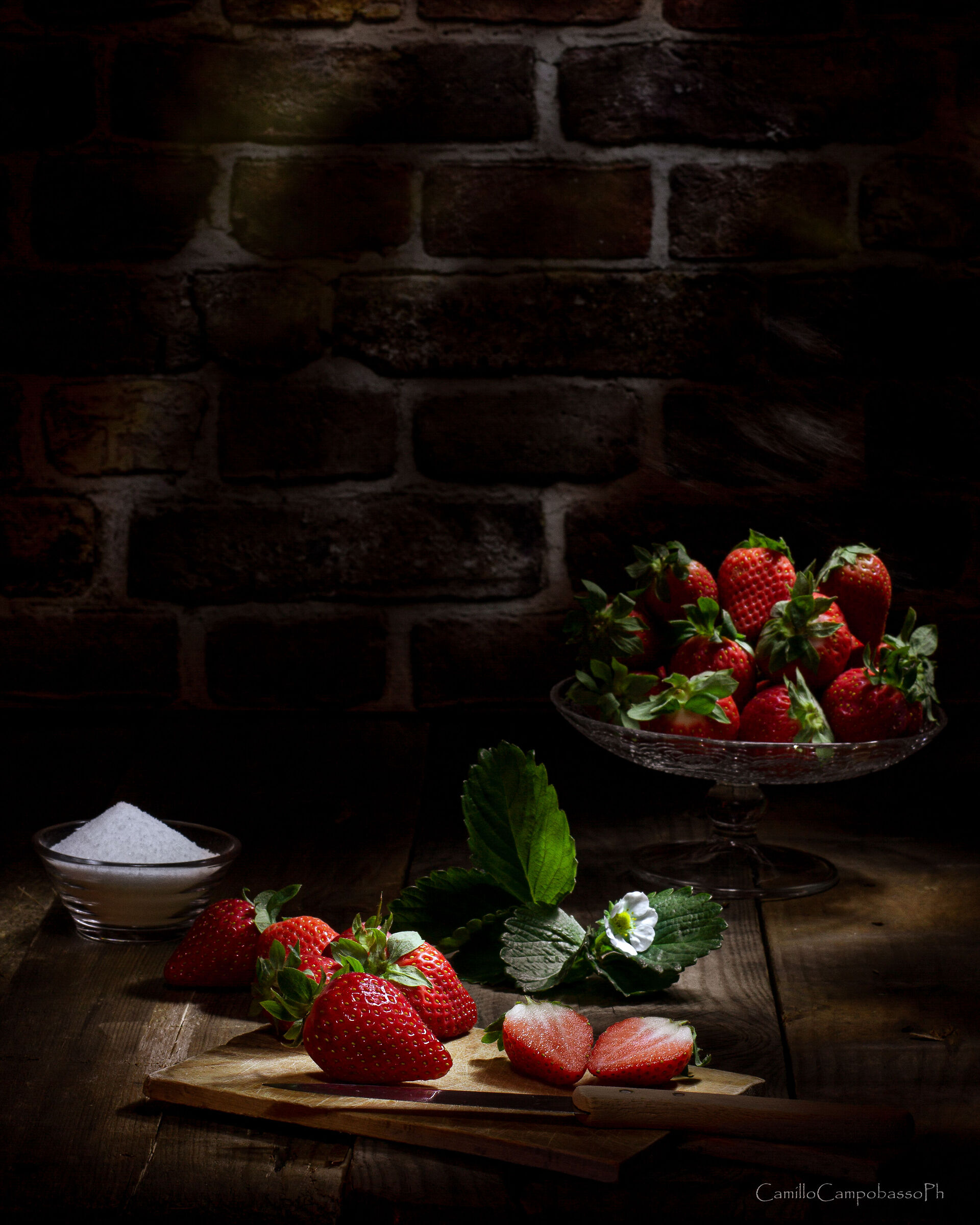 Strawberries in triumph...