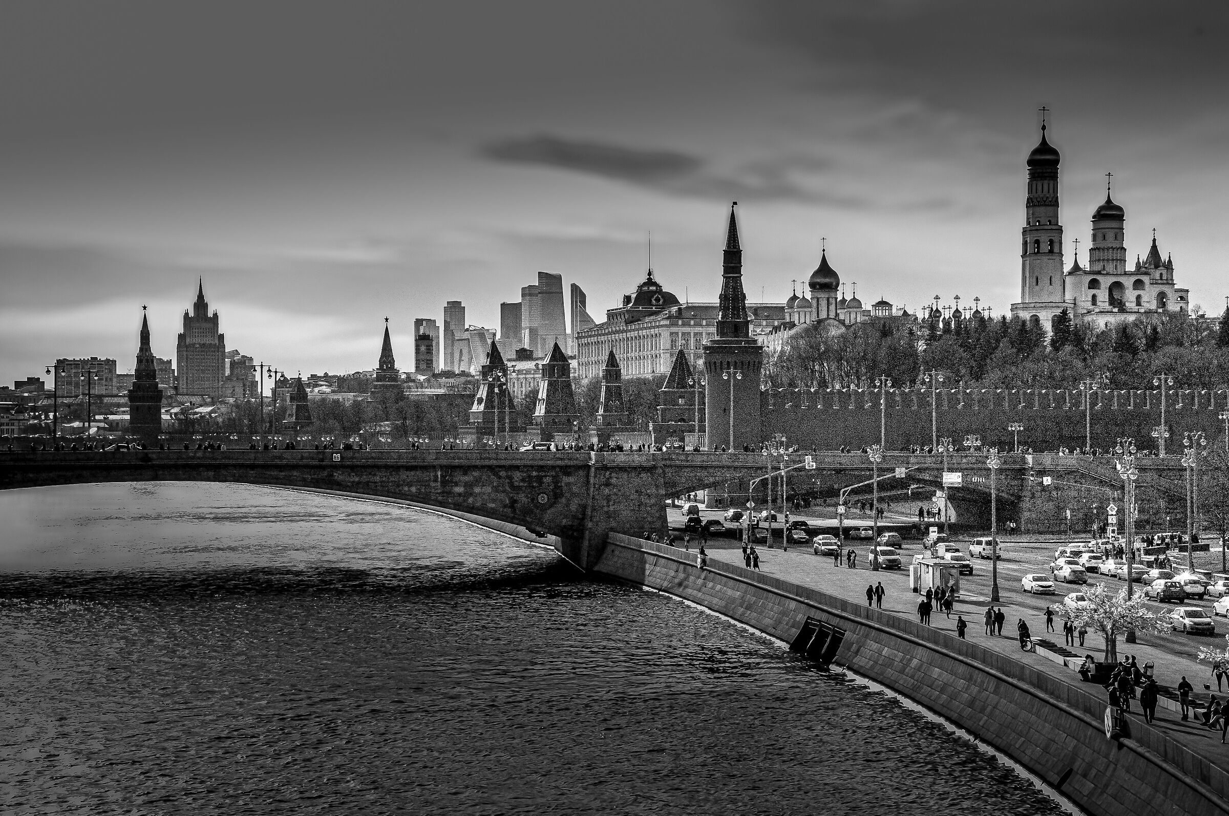Panorama of Moscow...