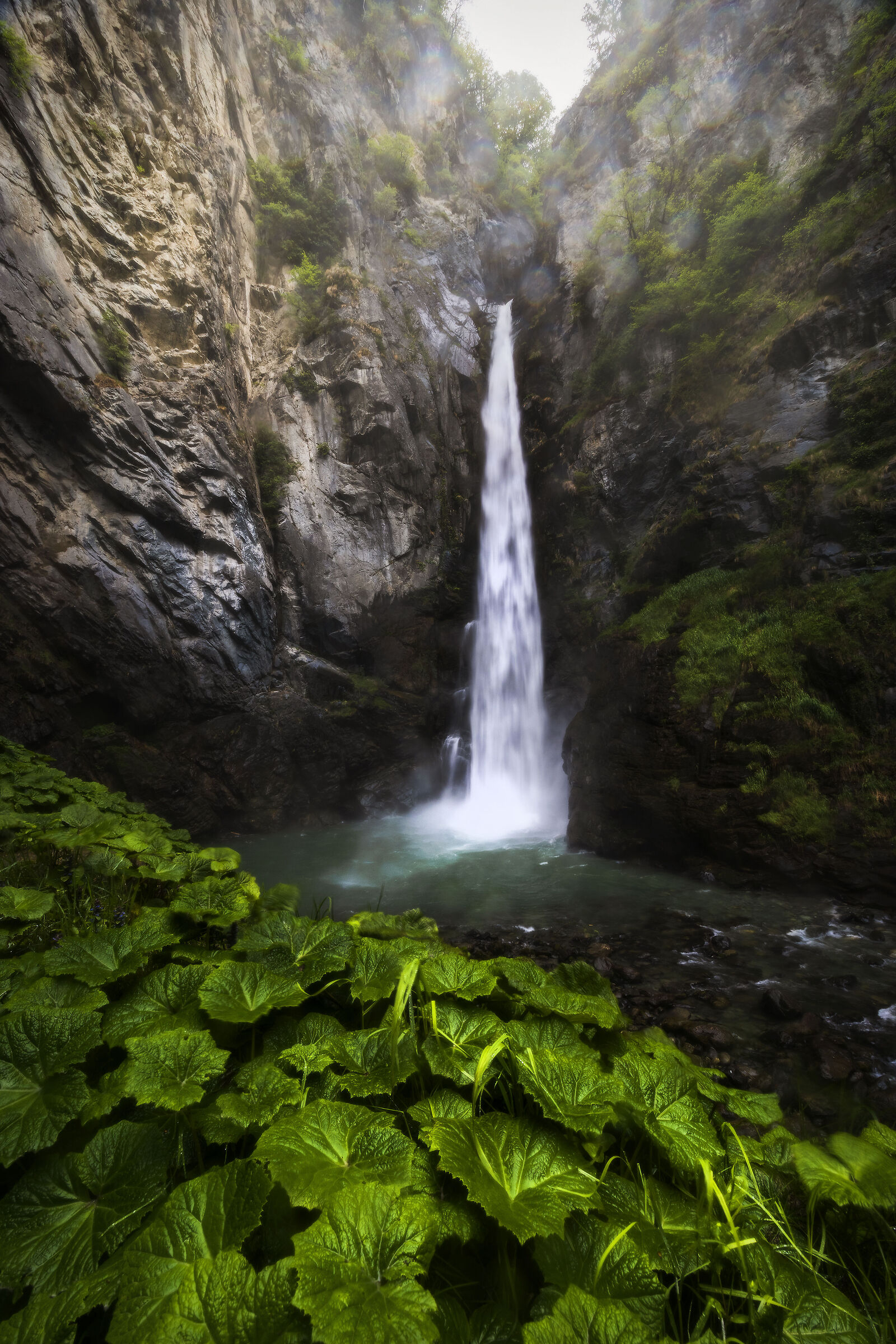 Isollaz Waterfall, Challand (Aosta Valley)...