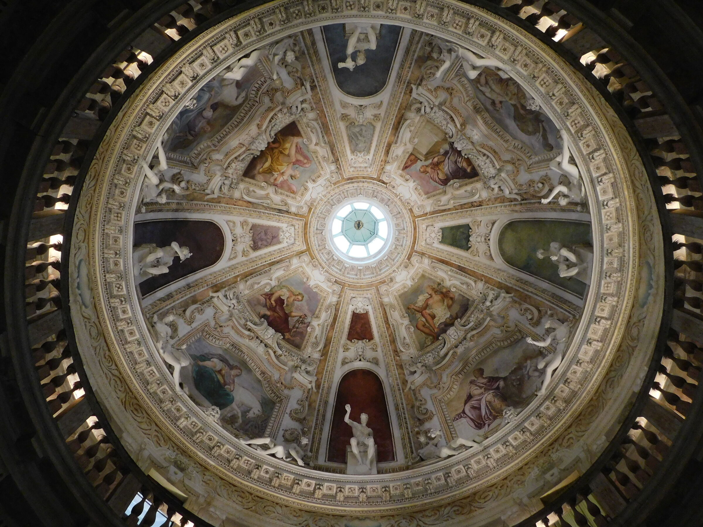 Pictorial rotunda of Villa La Rotonda ...