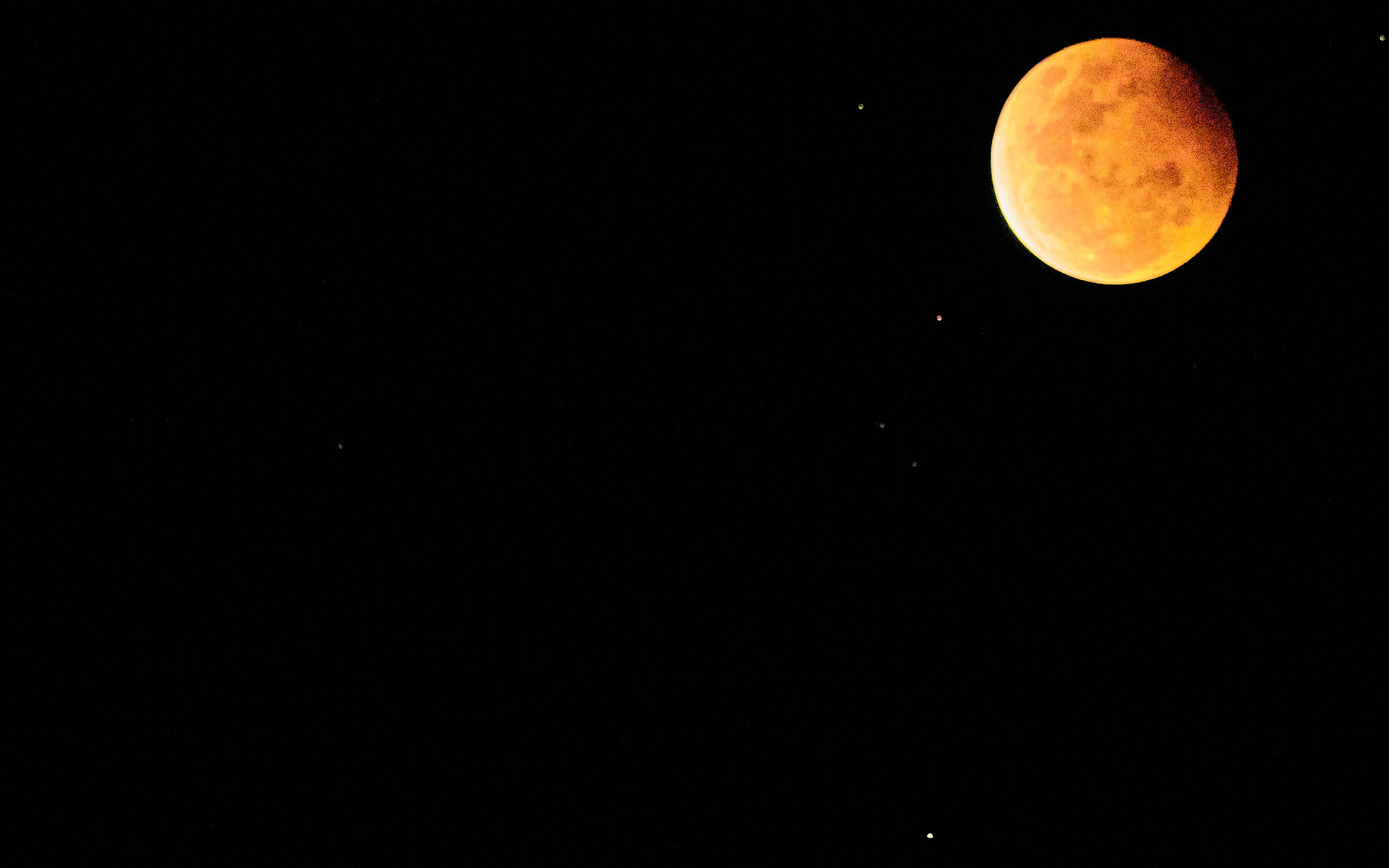 blood moon and eclipse...