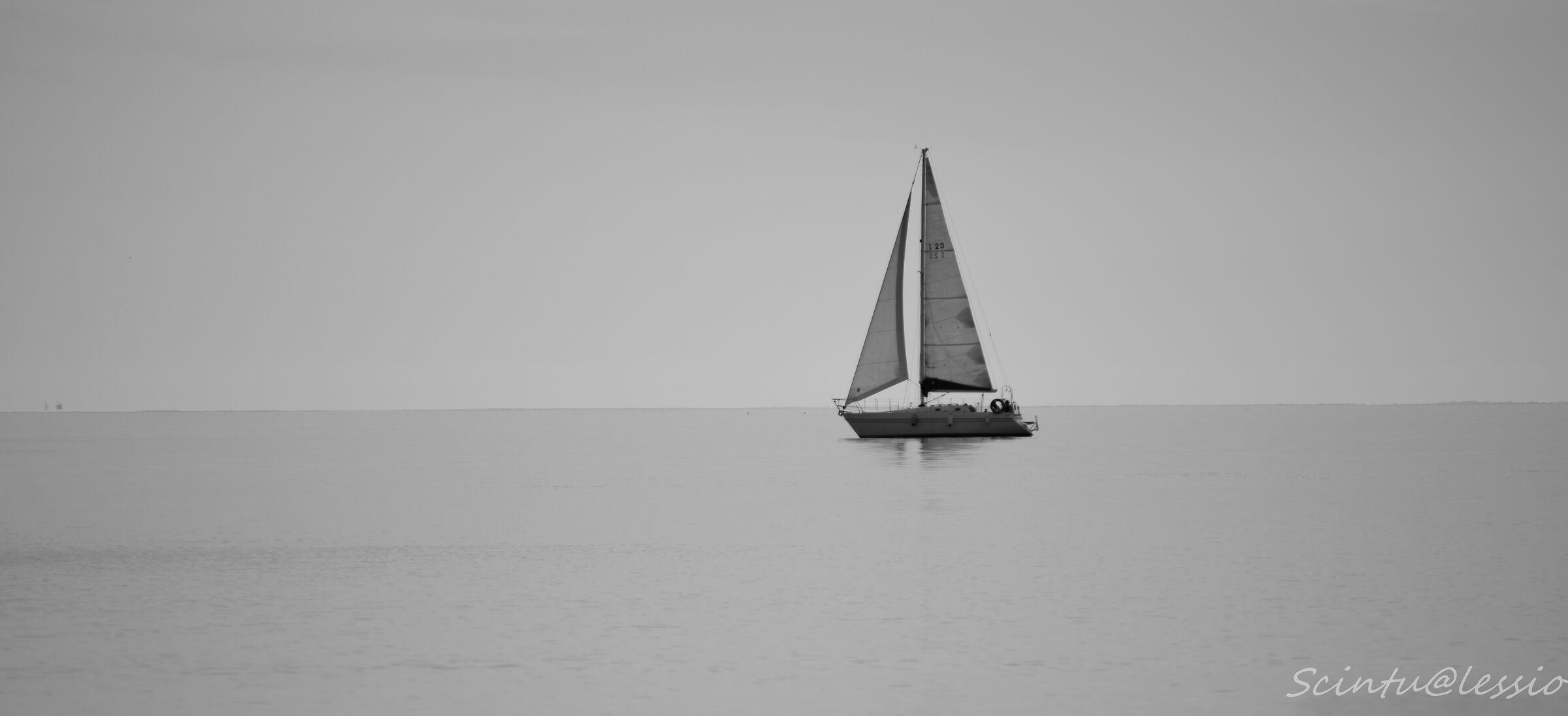 Sea in Black and White...