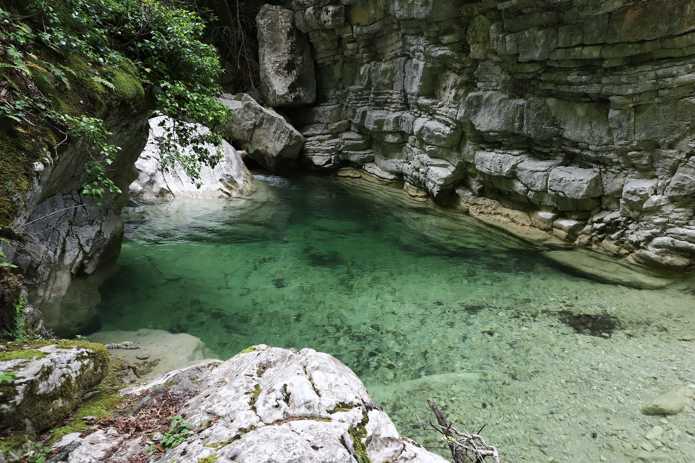 Clear waters of Salinello...