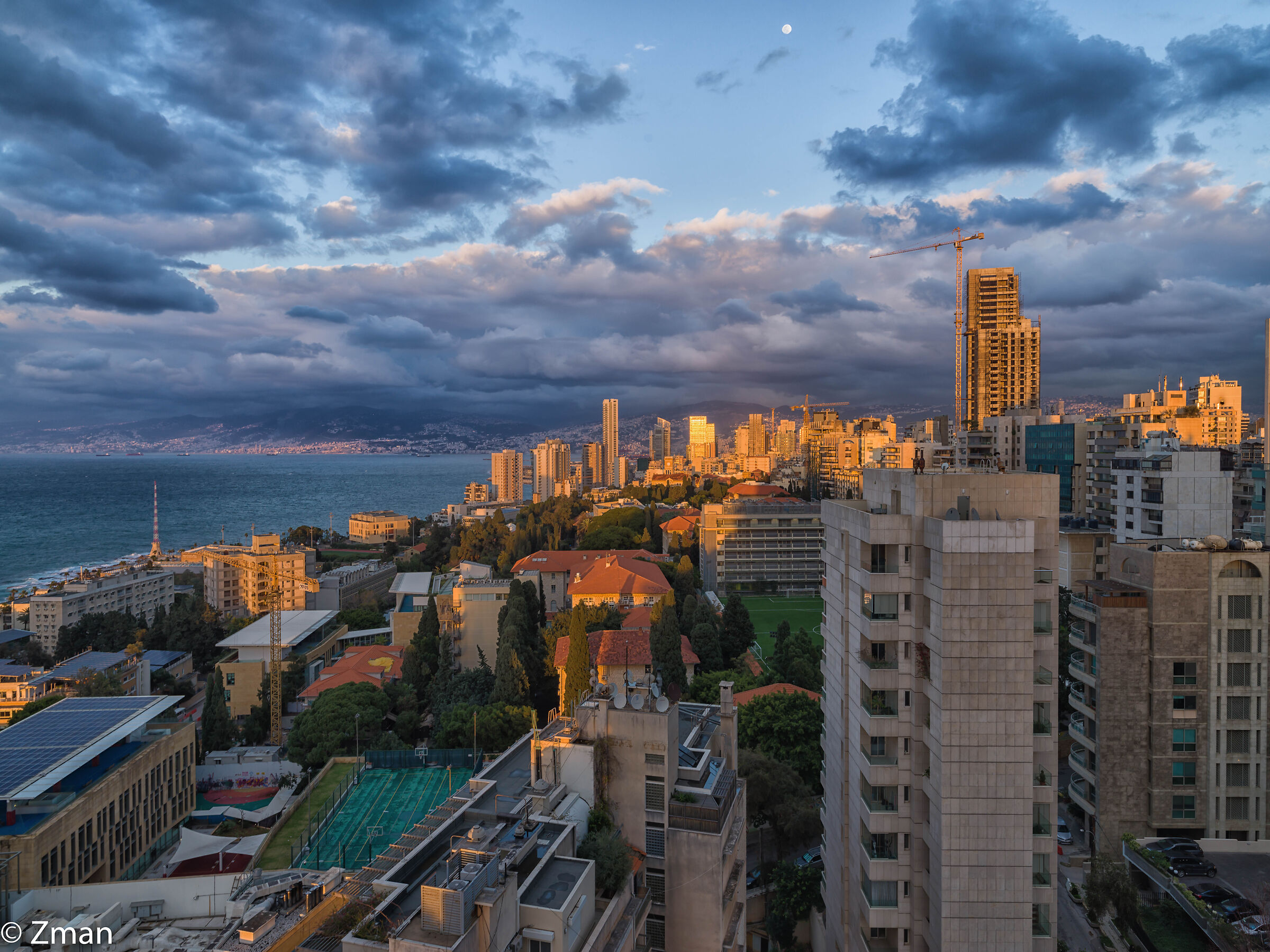 Beirut al tramonto ...