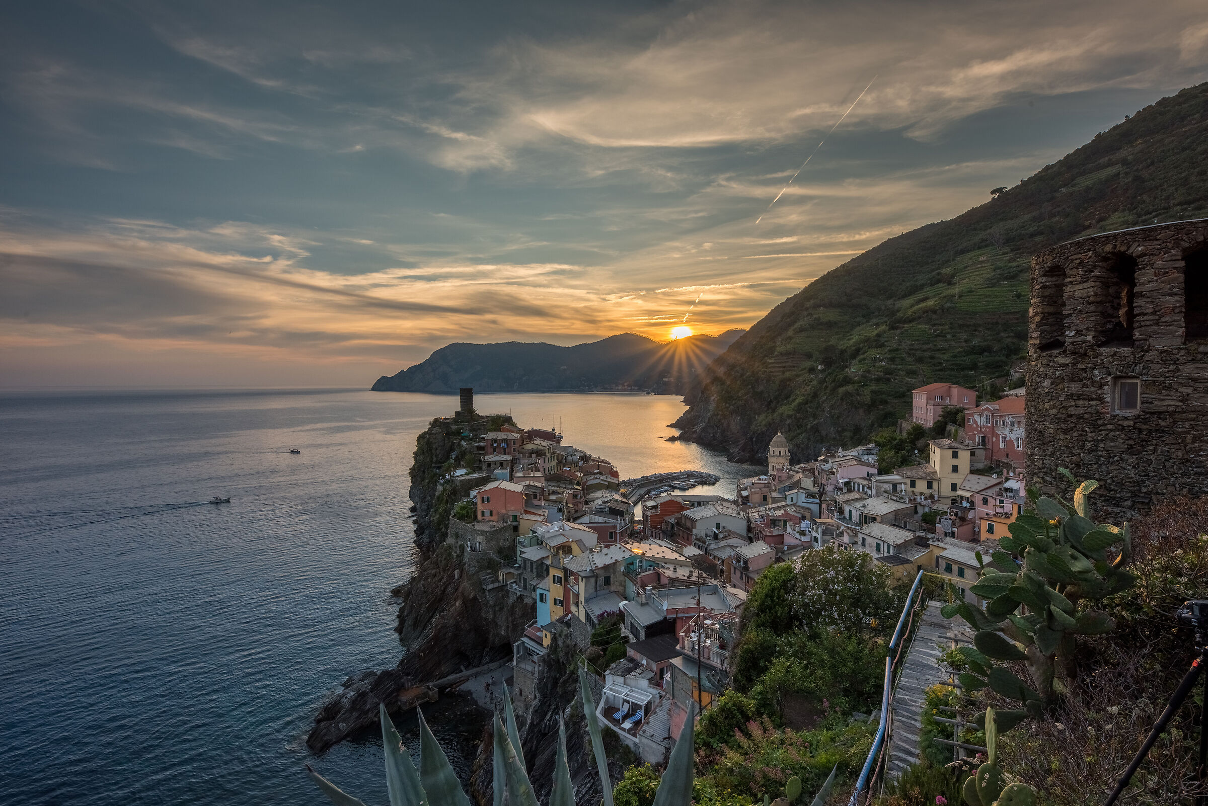 Sunset in Vernazza...