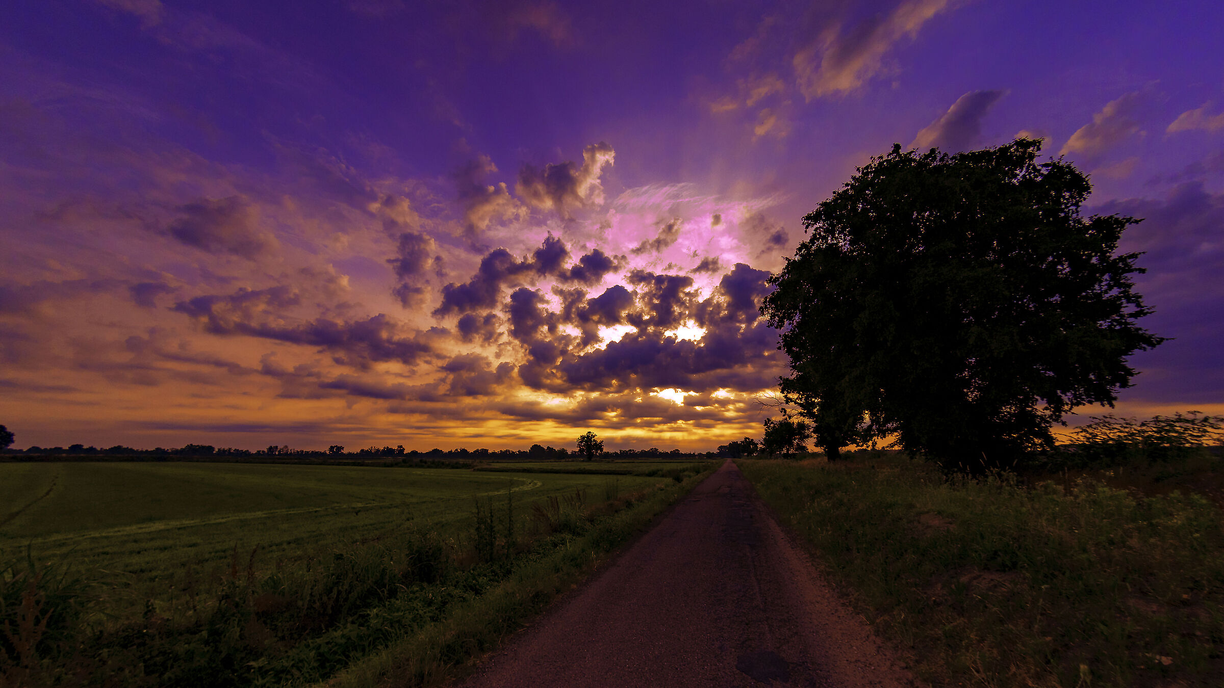 An explosion at dawn...
