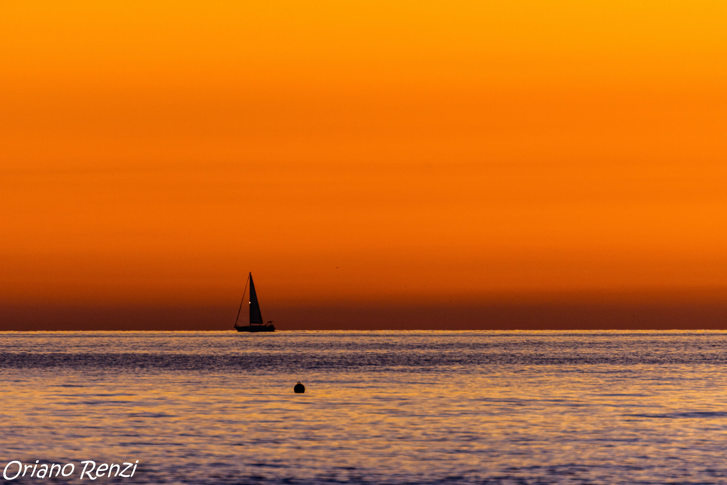 Red-hot sunrise...