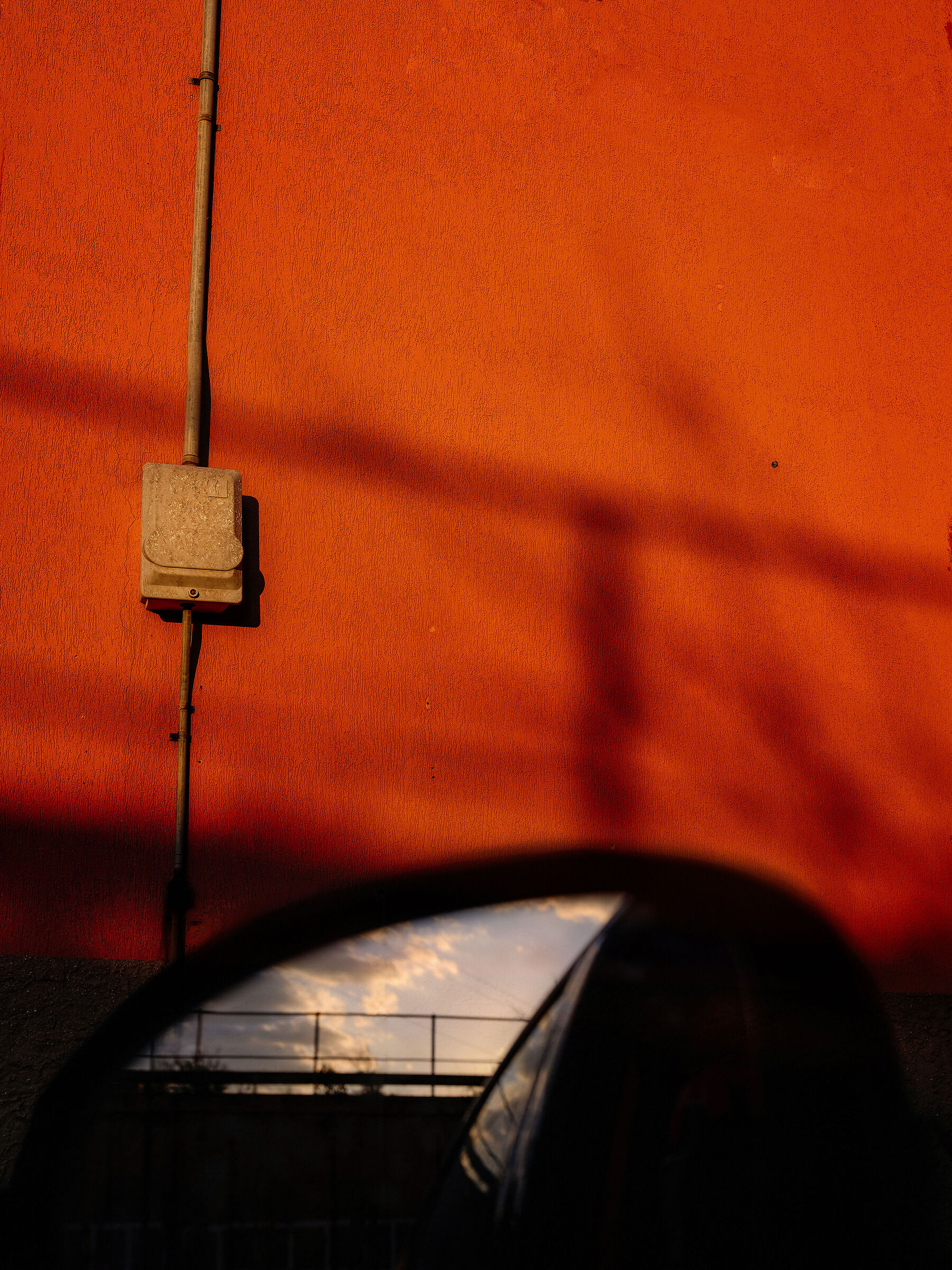 orange mirror...