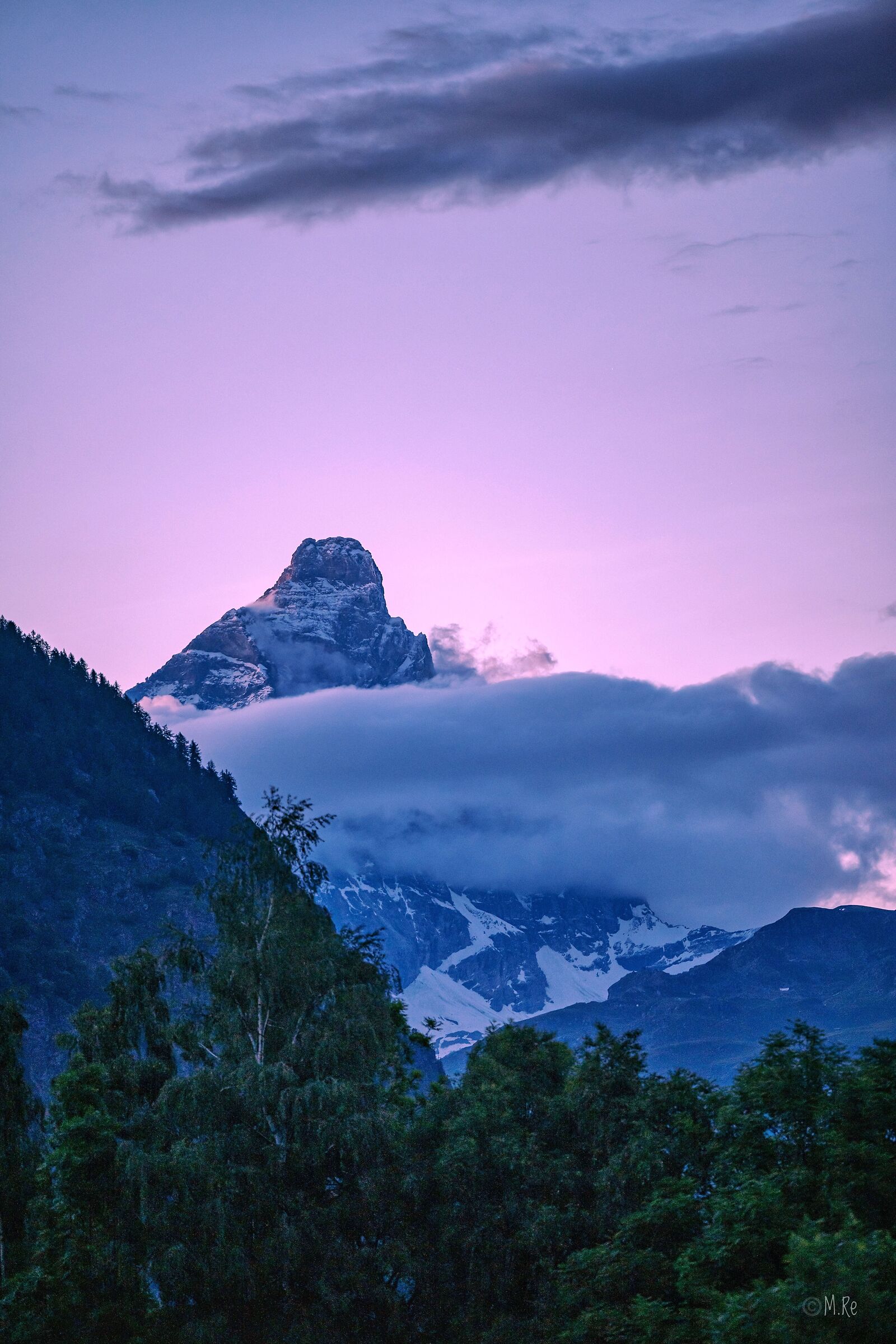 The Matterhorn in the evening...