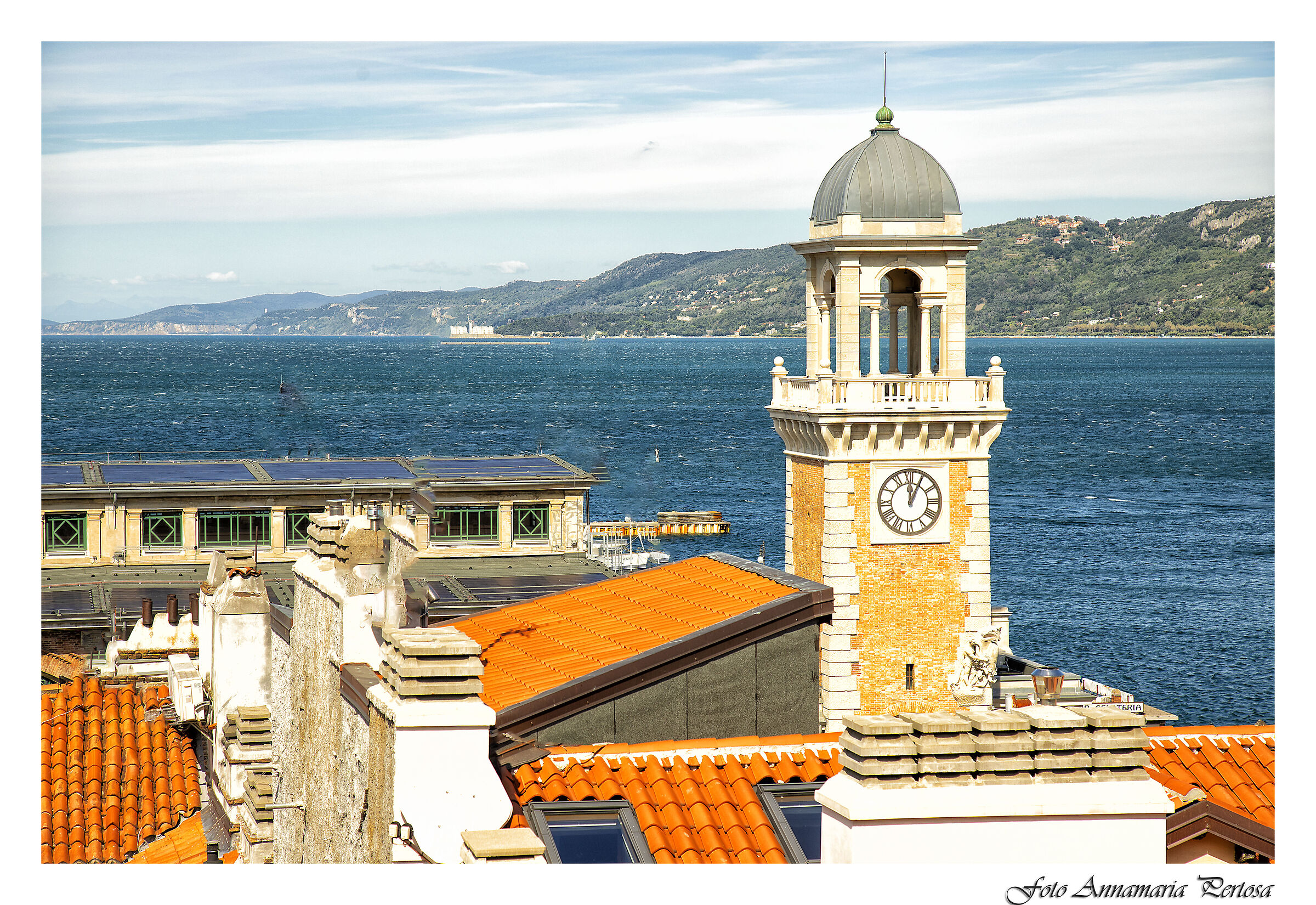 Il Golfo di Trieste dal Castello di San Giusto...