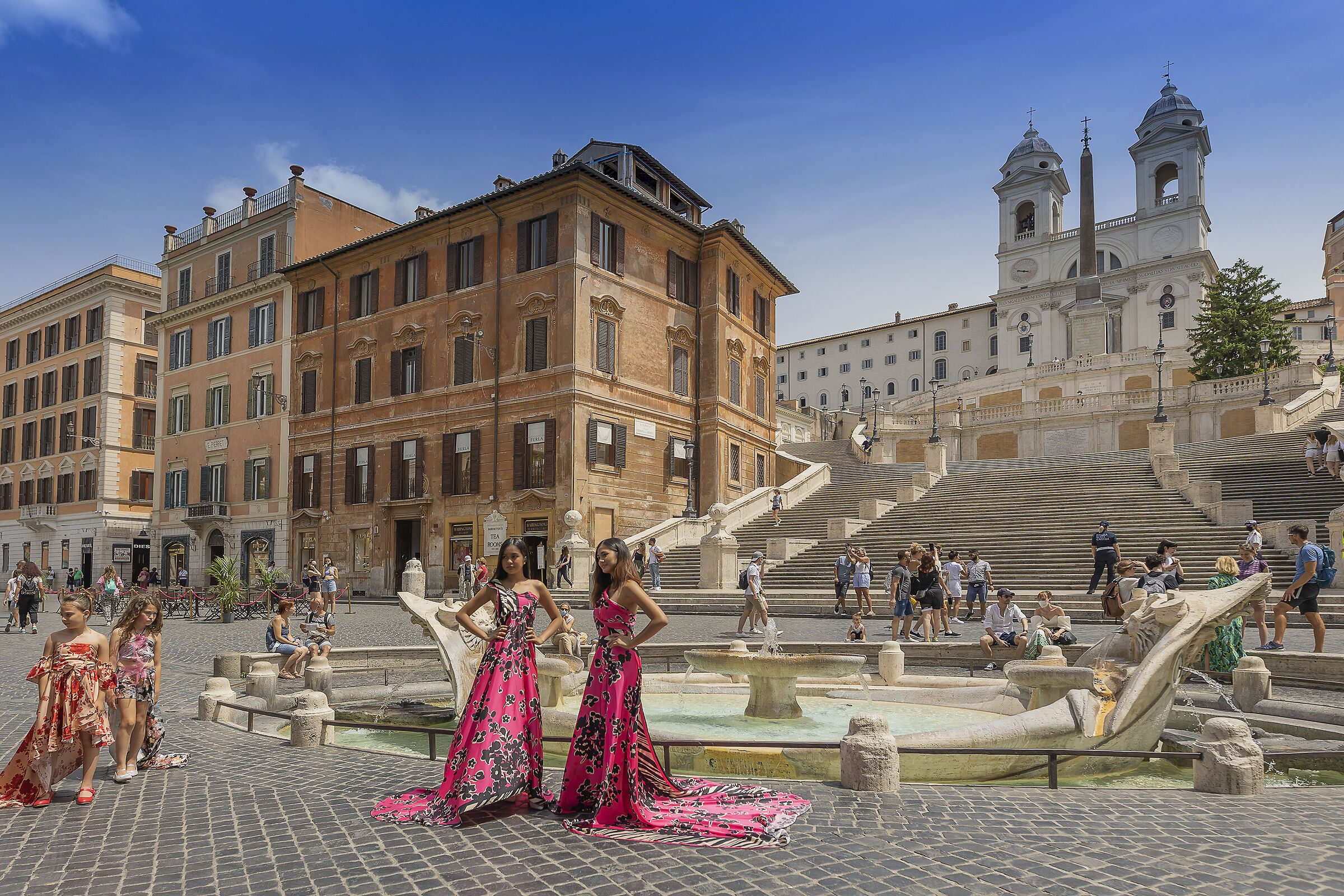 Modelle in Piazza di Spagna Roma...