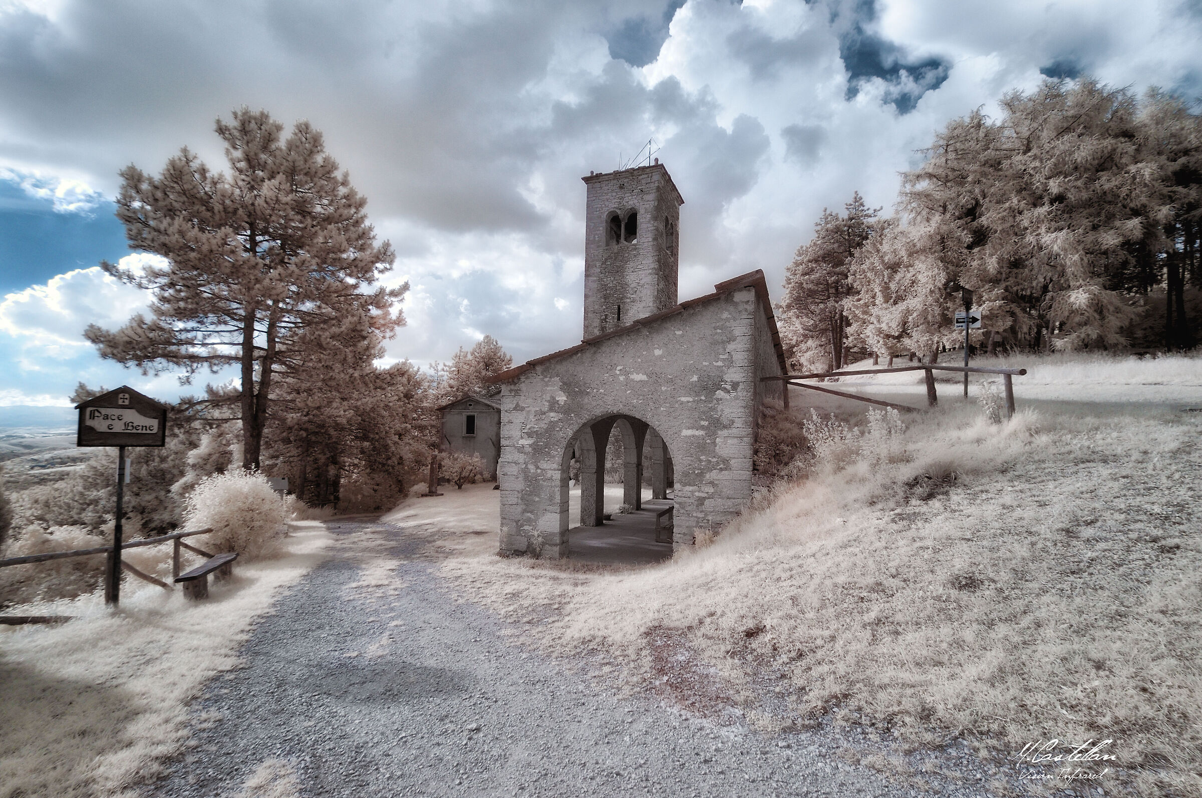 Sanctuary of San Leonardo on Monte San Moro...