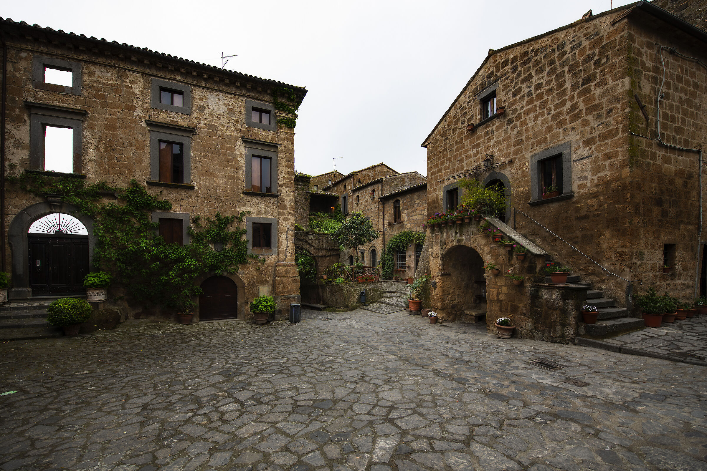The village of Civita di Bagnoregio...