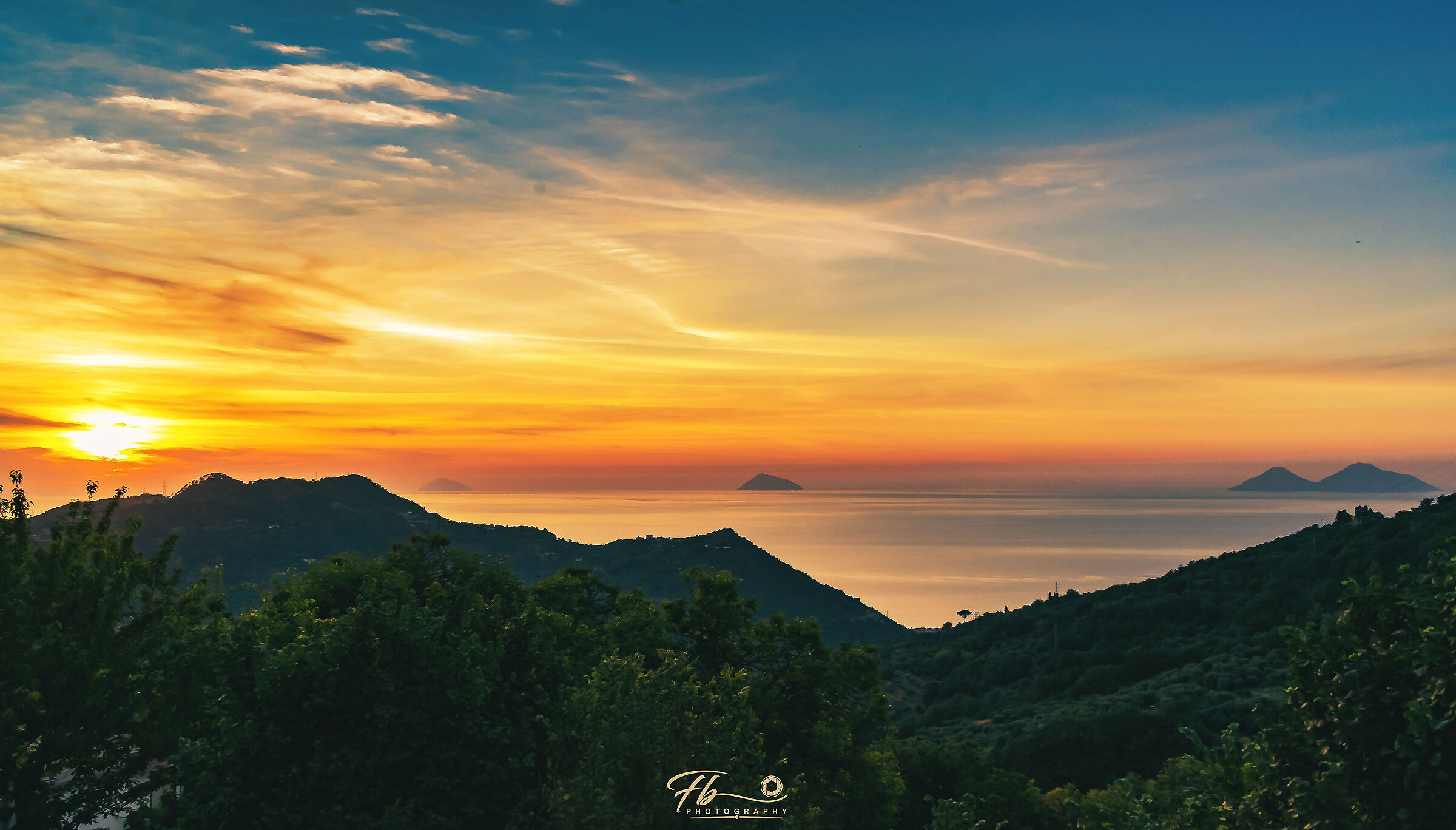 The beautiful Sicilian sunsets...