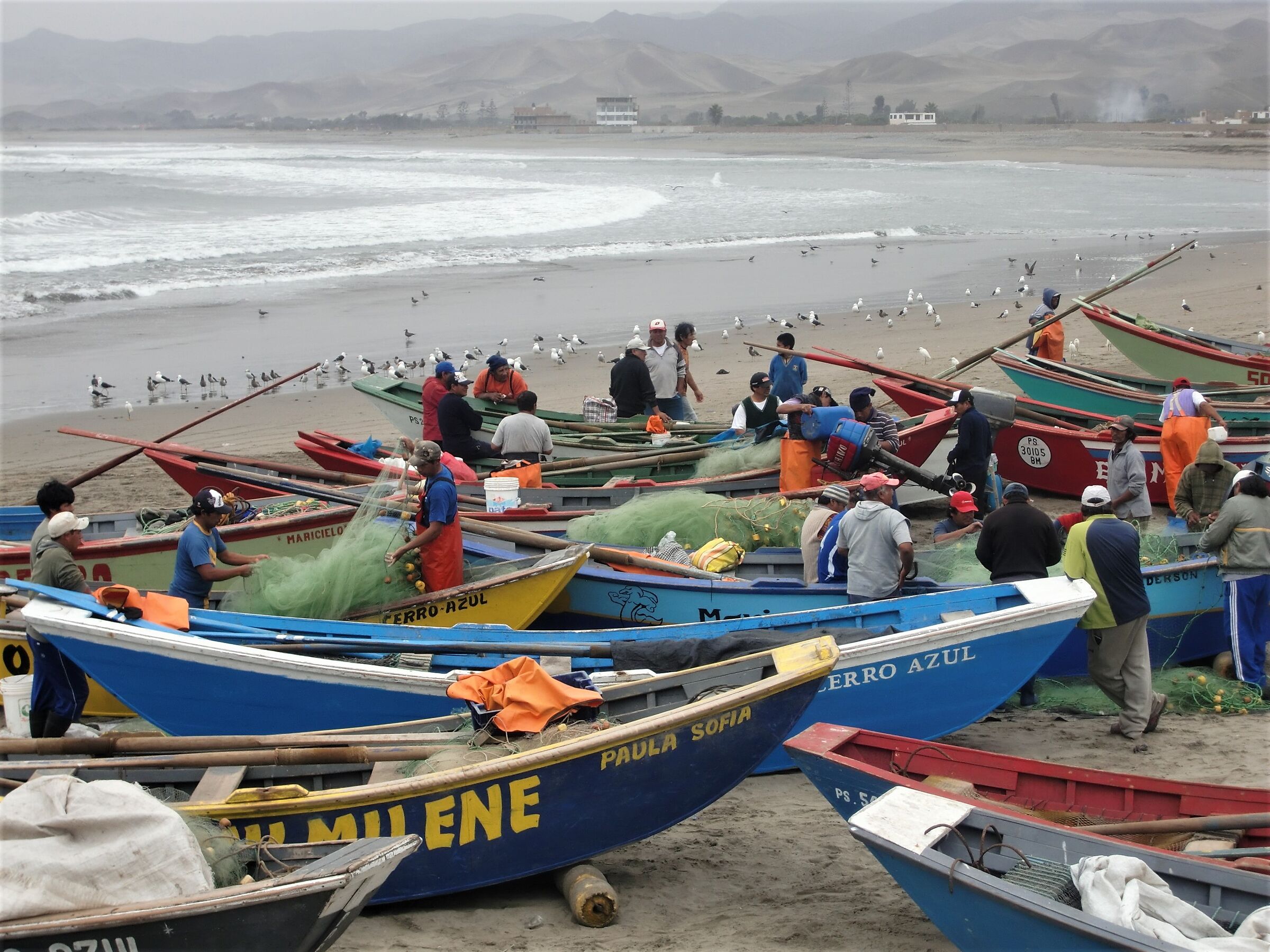peruvian fishermans...