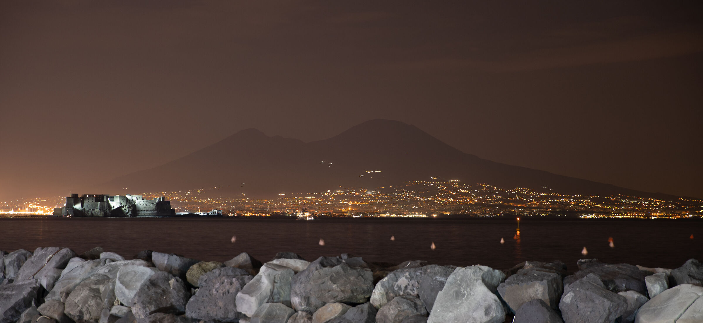 Vesuvius view at night...