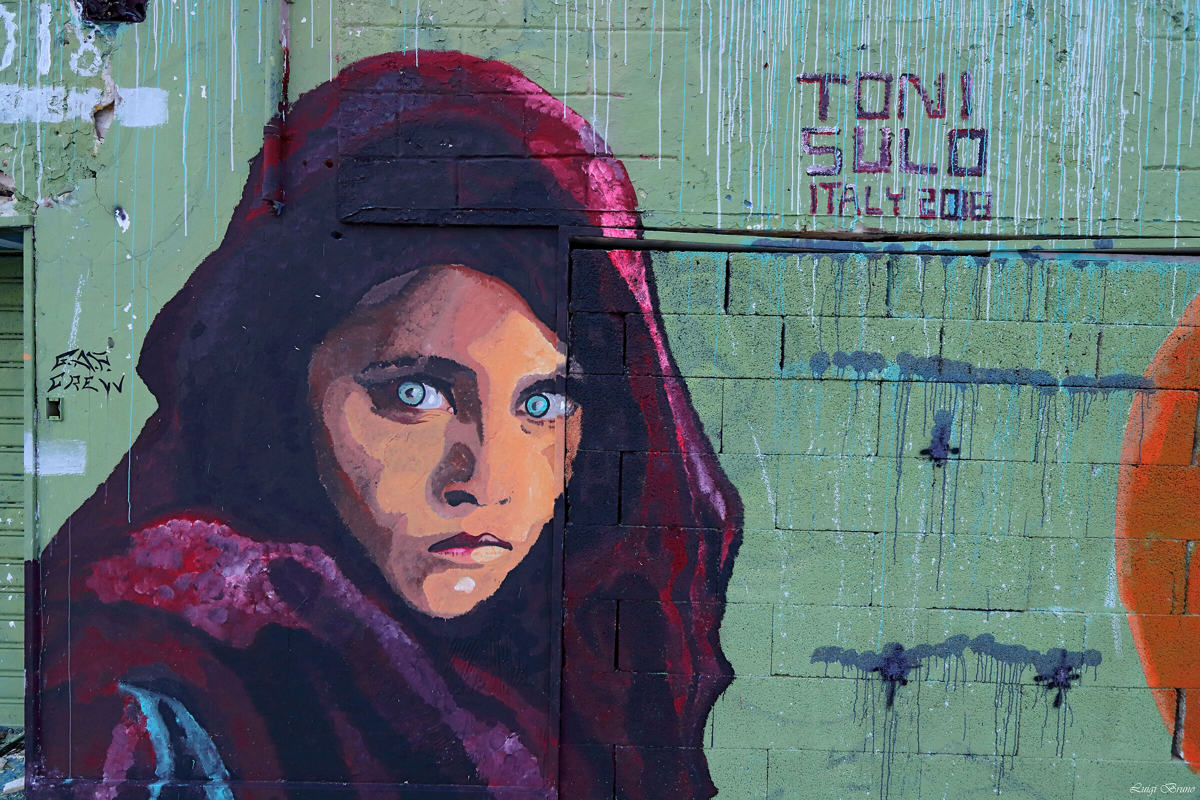 The Wall of the Afghan Girl...