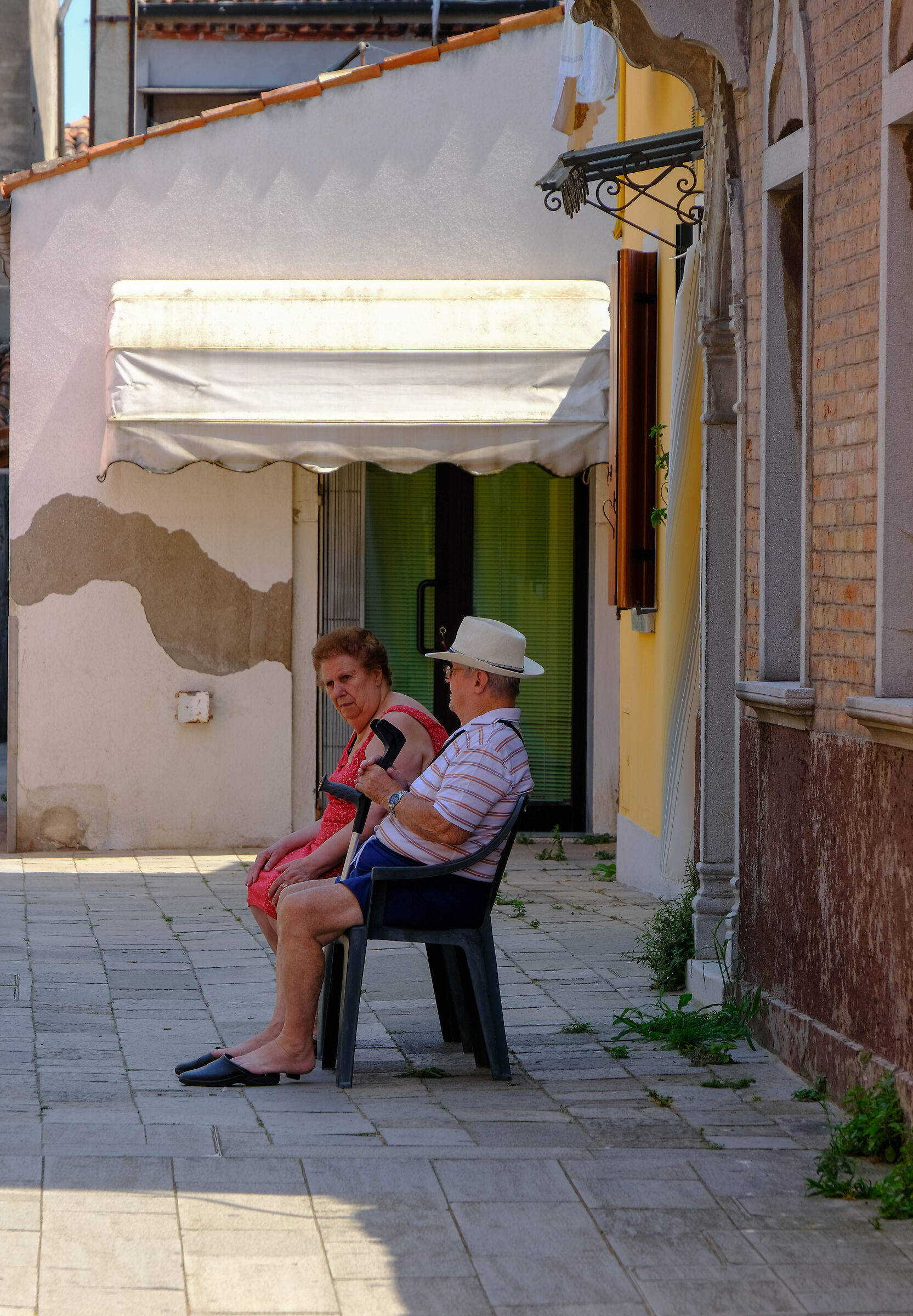 Burano, in the shade...