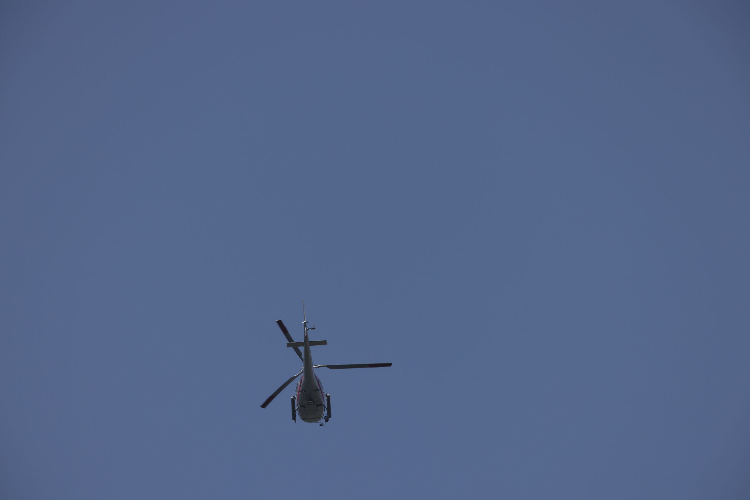 Helicopter with rolling shutter...
