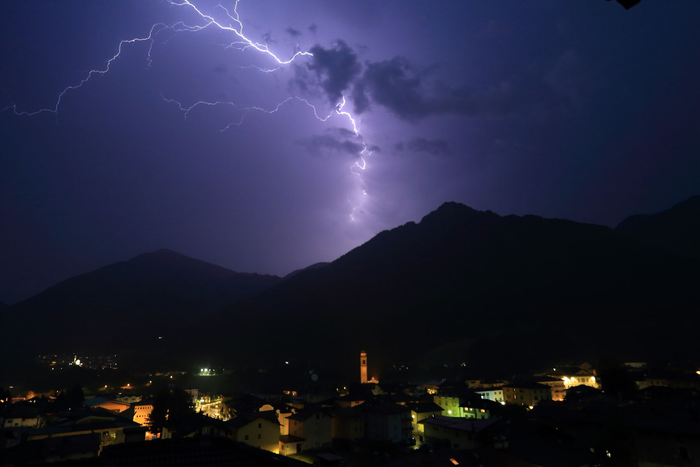 Thunderstorm at Tione di Trento...