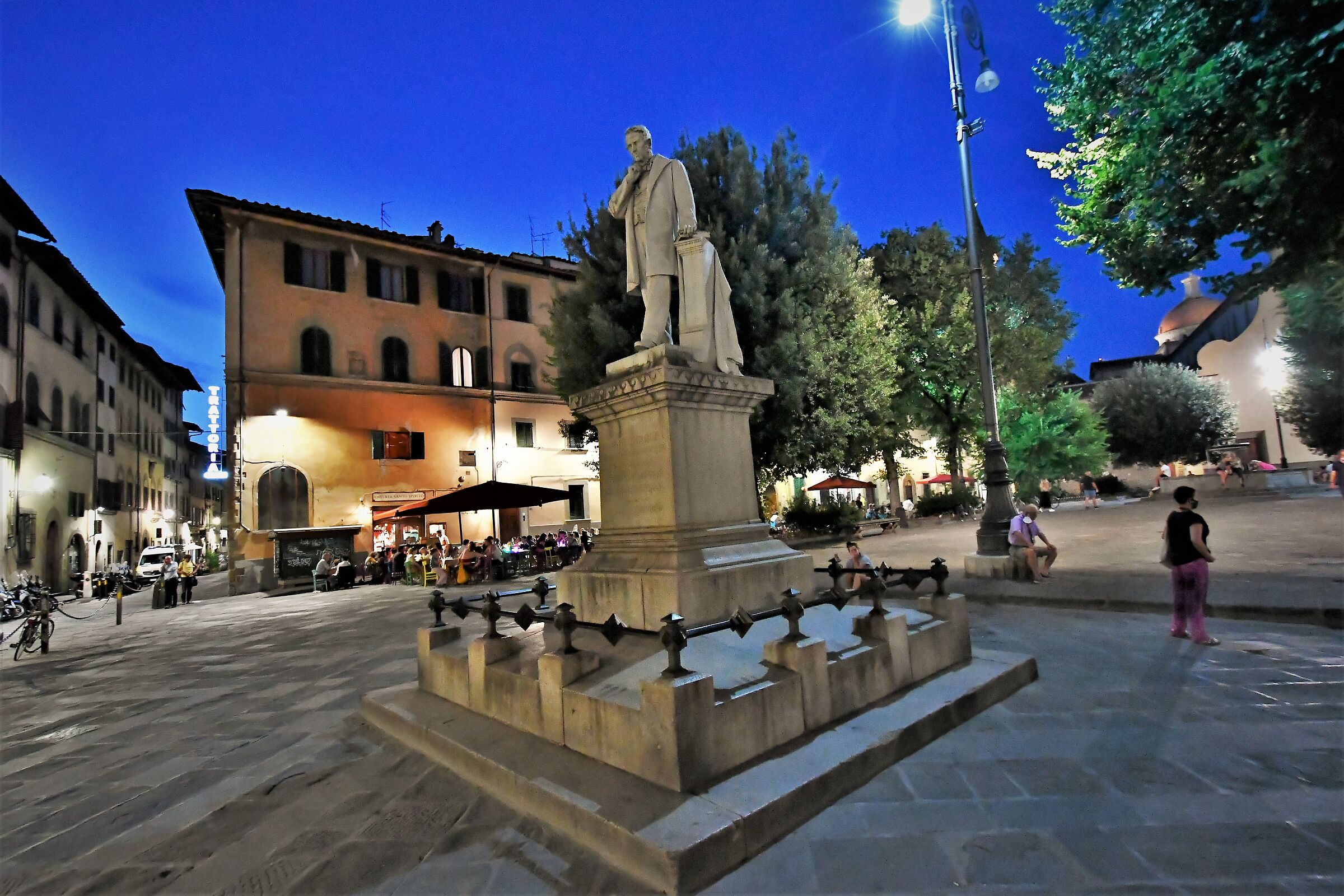 Piazza Santo Spirito in Florence...