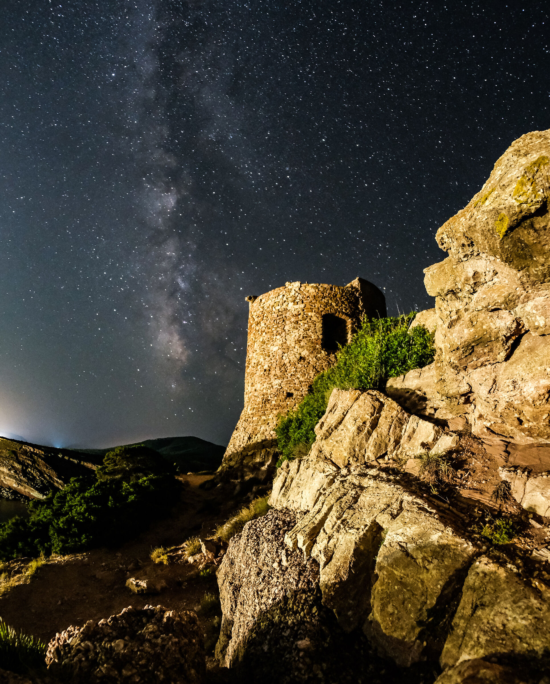 Torre del Porticciolo sotto le stelle - Alghero...