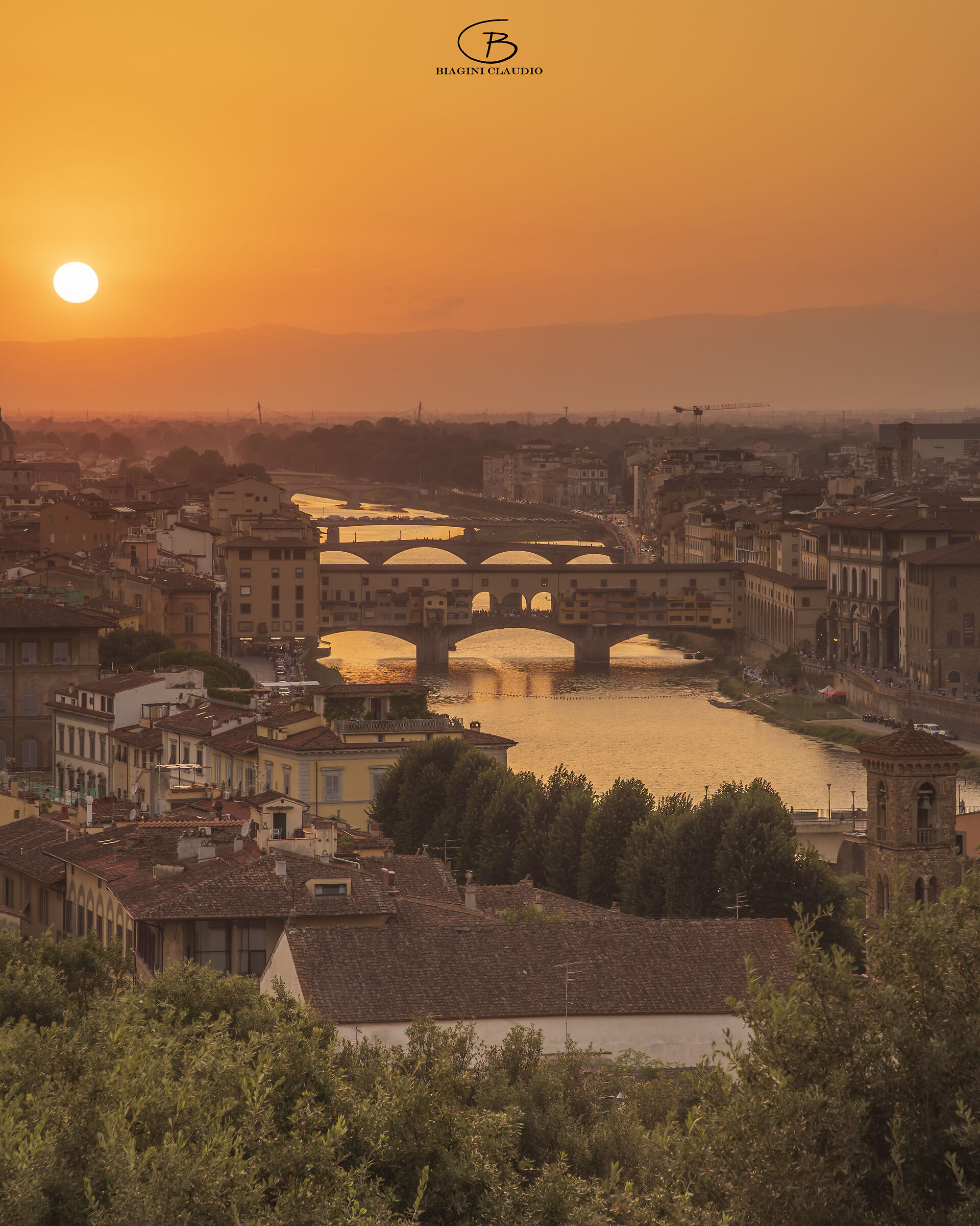Sunset from Piazzale Michelangelo...