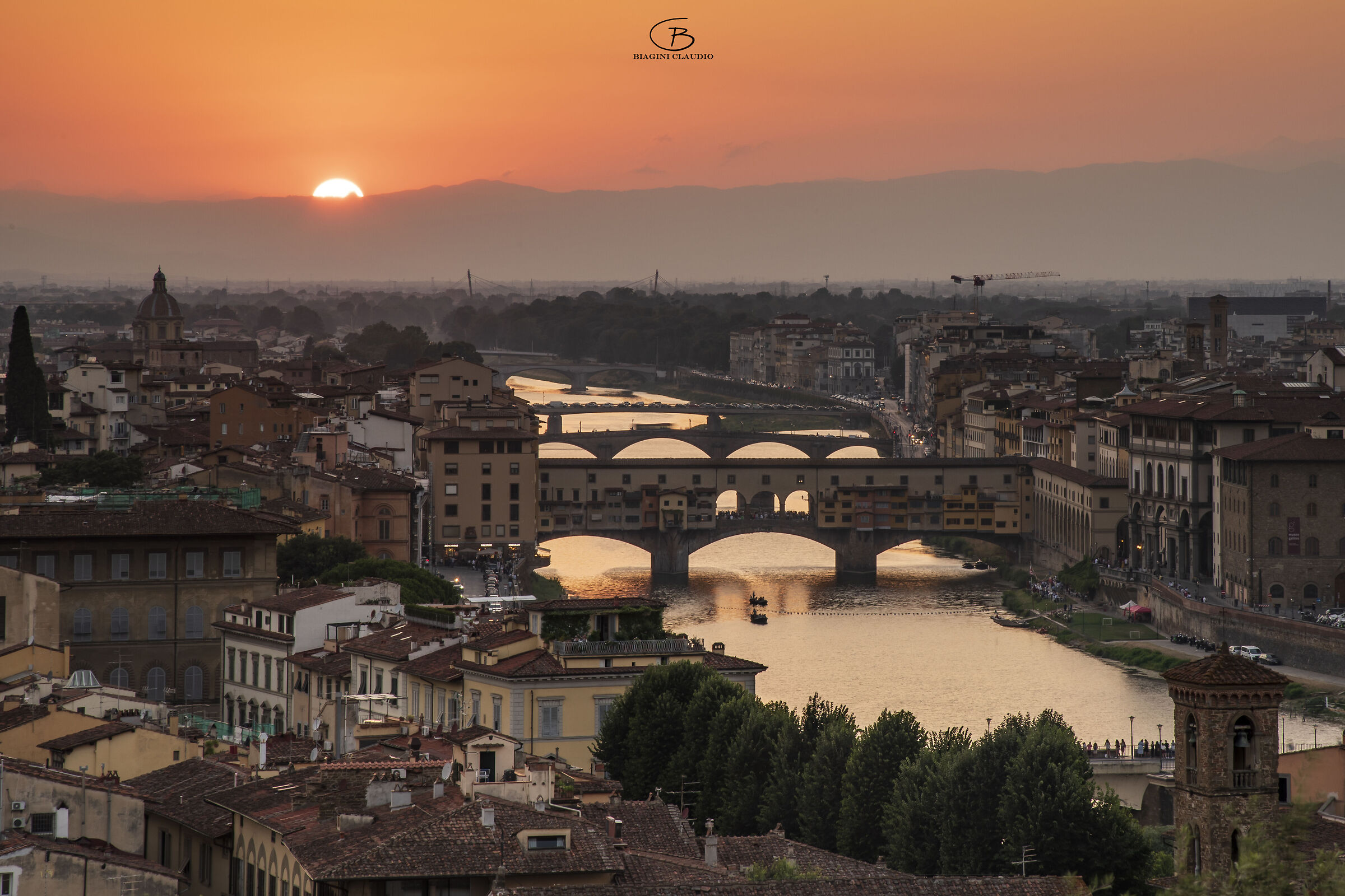 Sunset from Piazzale Michelangelo...