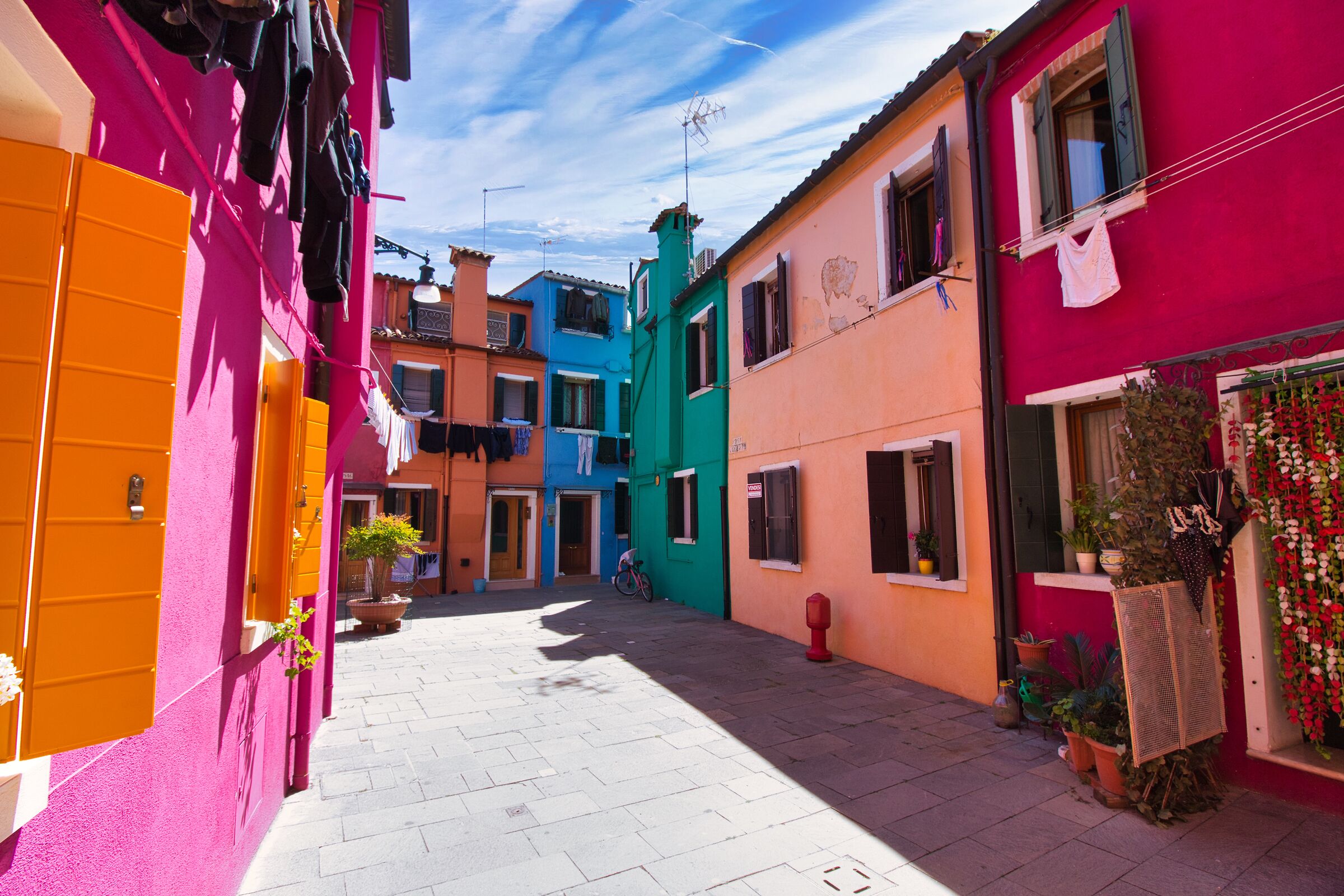 Alley of Burano...