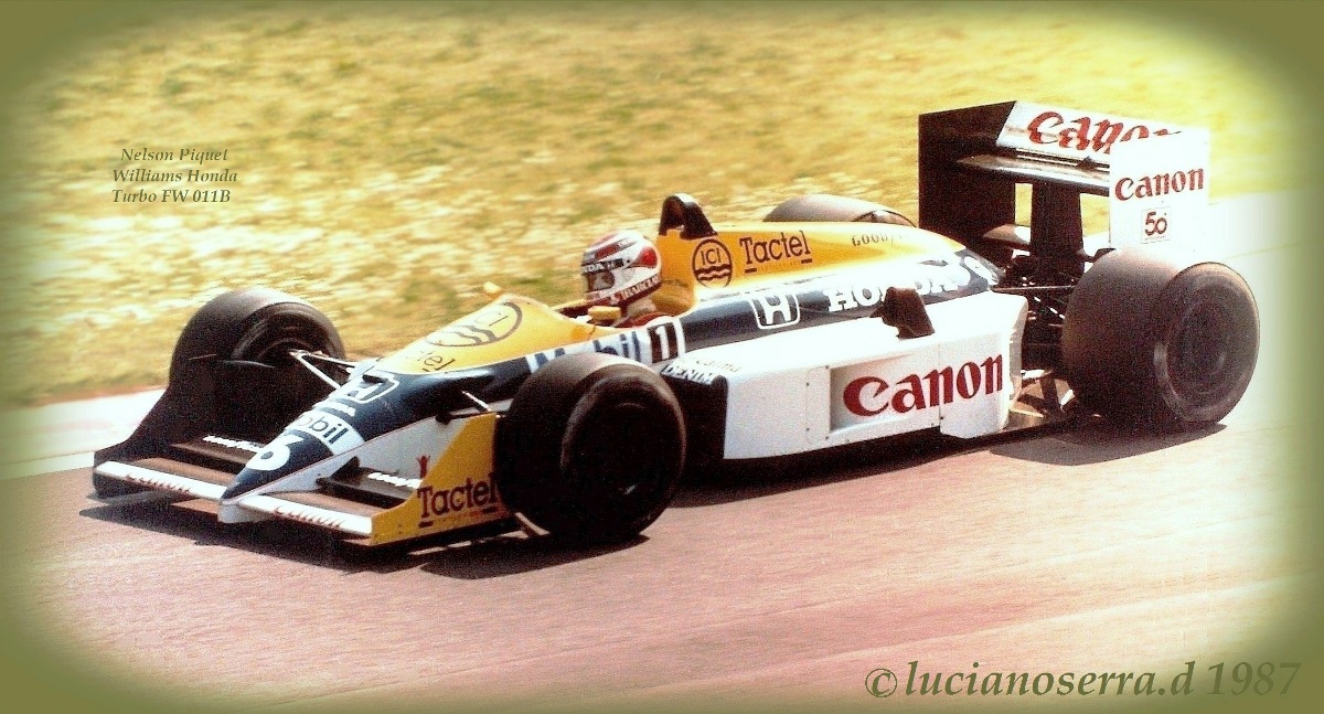 Nelson Piquet - Williams Honda FW 011b - 1987...