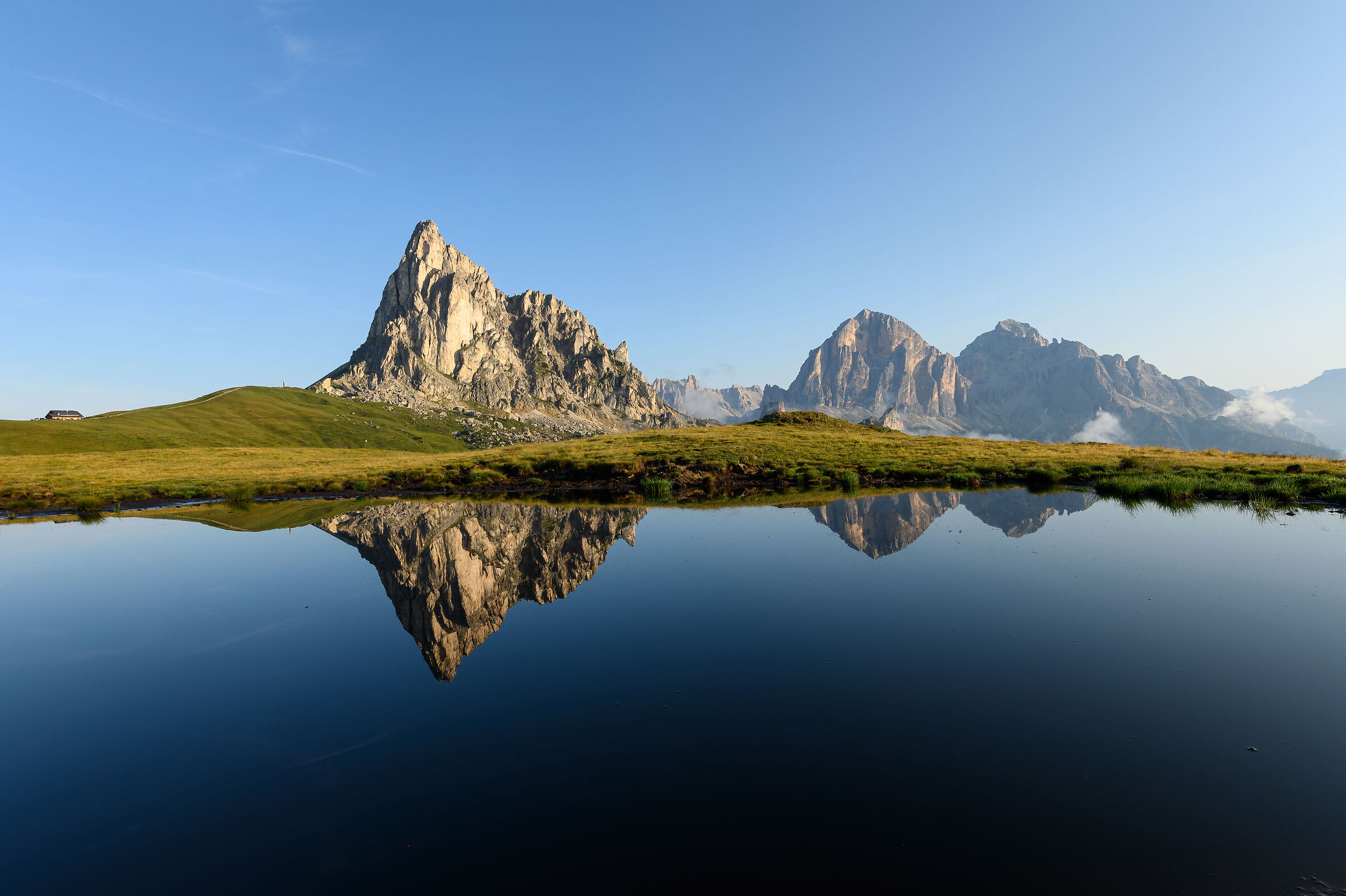 Reflections at Passo Giau...