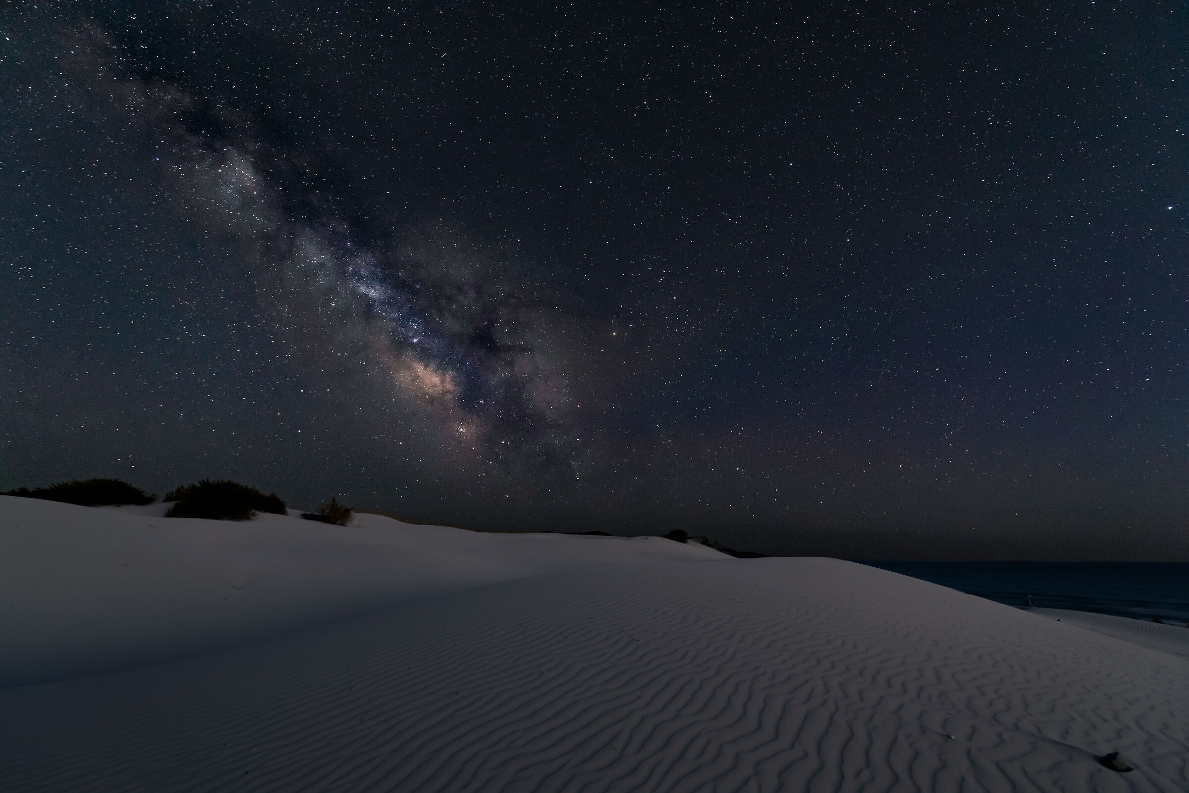 Milky Way on the dunes...