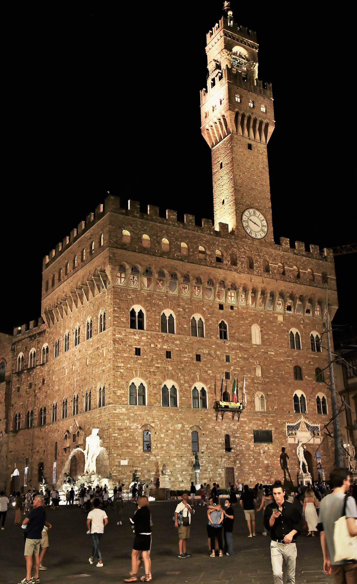 the castle of Florence. Palazzo Vecchio....