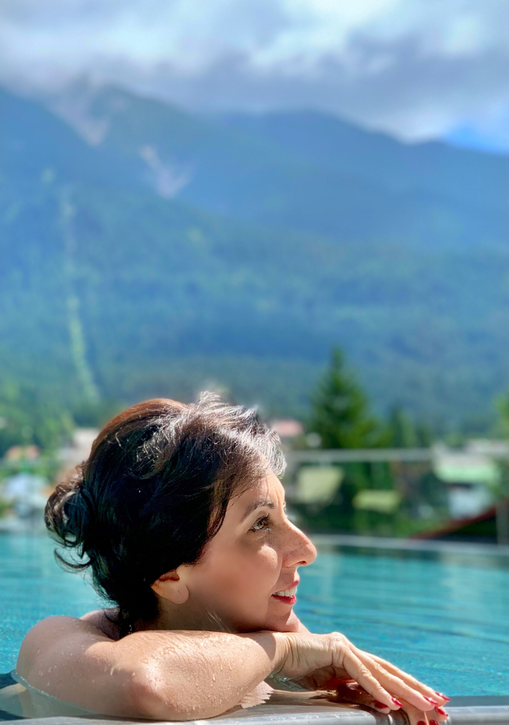 in the swimming pool of the Hotel Astoria Relax & Spa - Seefeld...