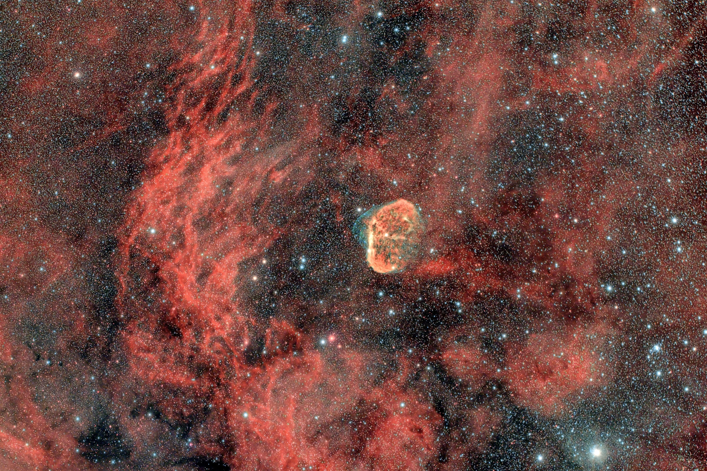 Crescent Nebula...