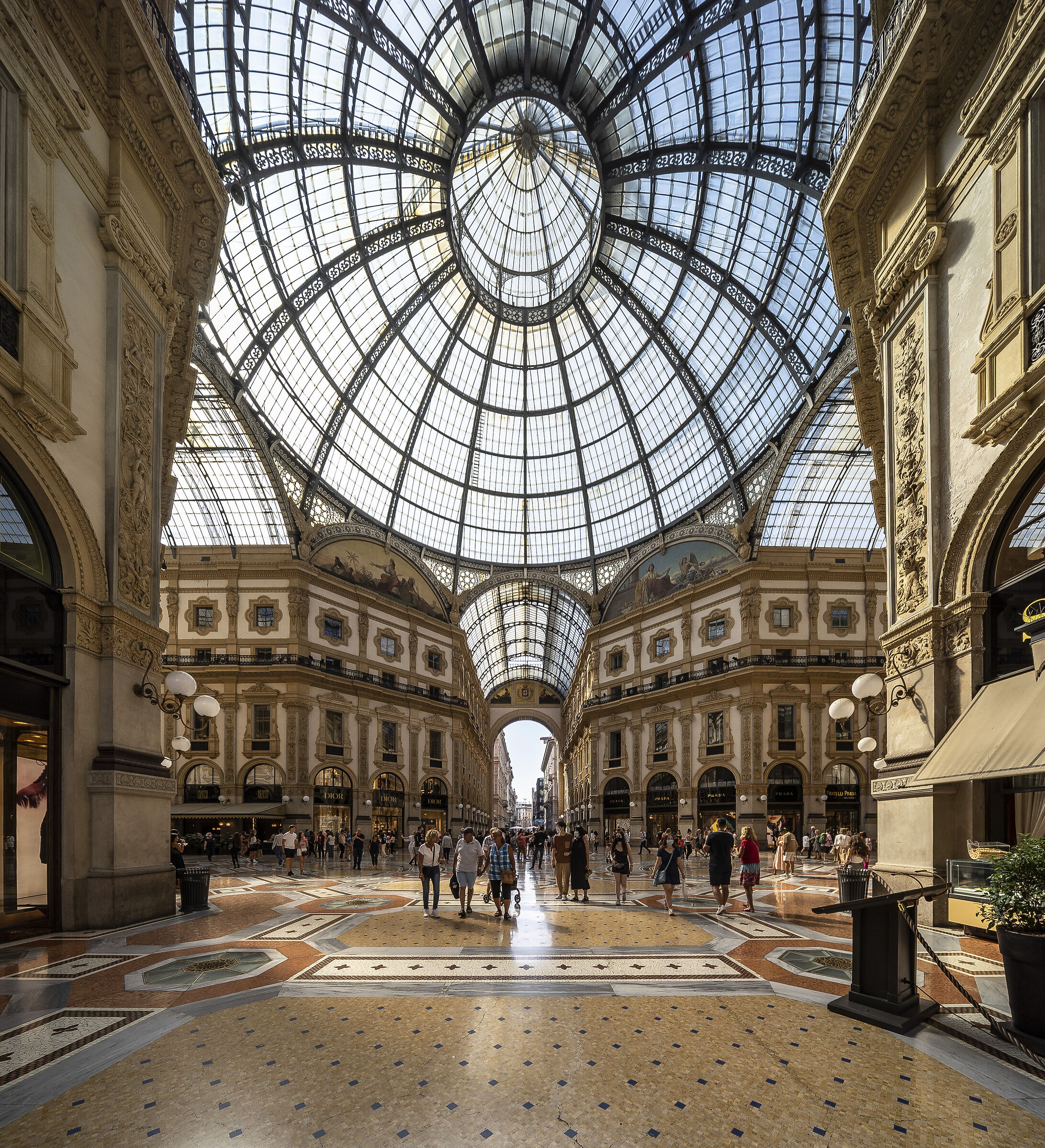 Galleria Vittorio Emanuele II - 3 September 2021, 15:29...