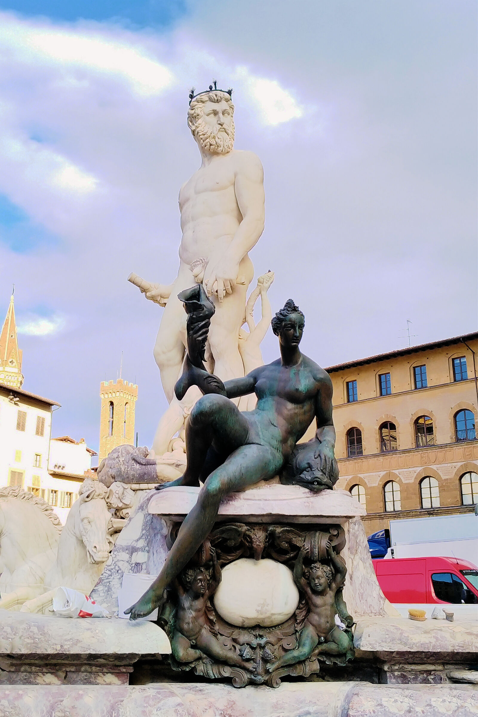 Piazza della Signoria a Firenze...