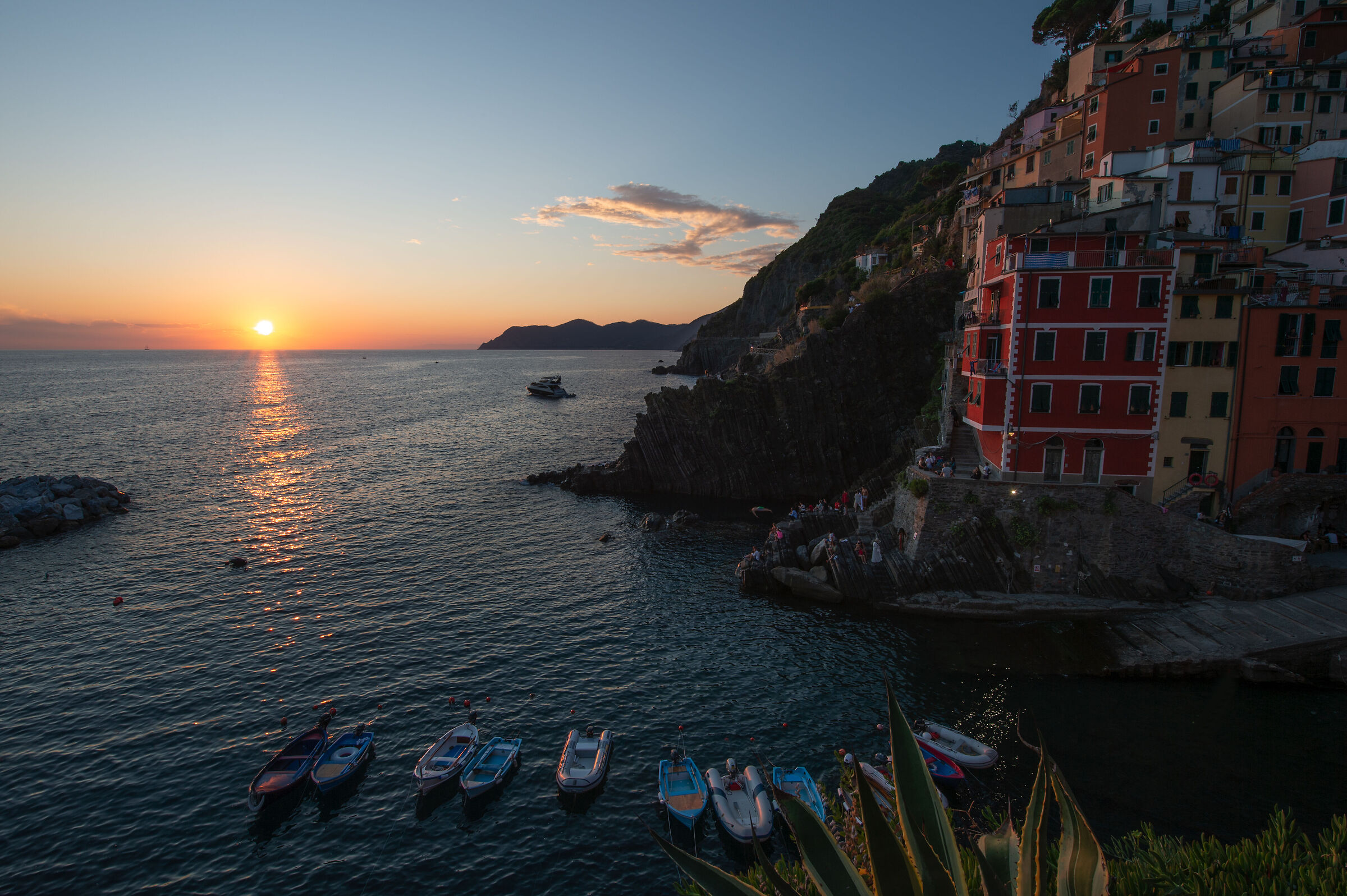 Riomaggiore al tramonto...