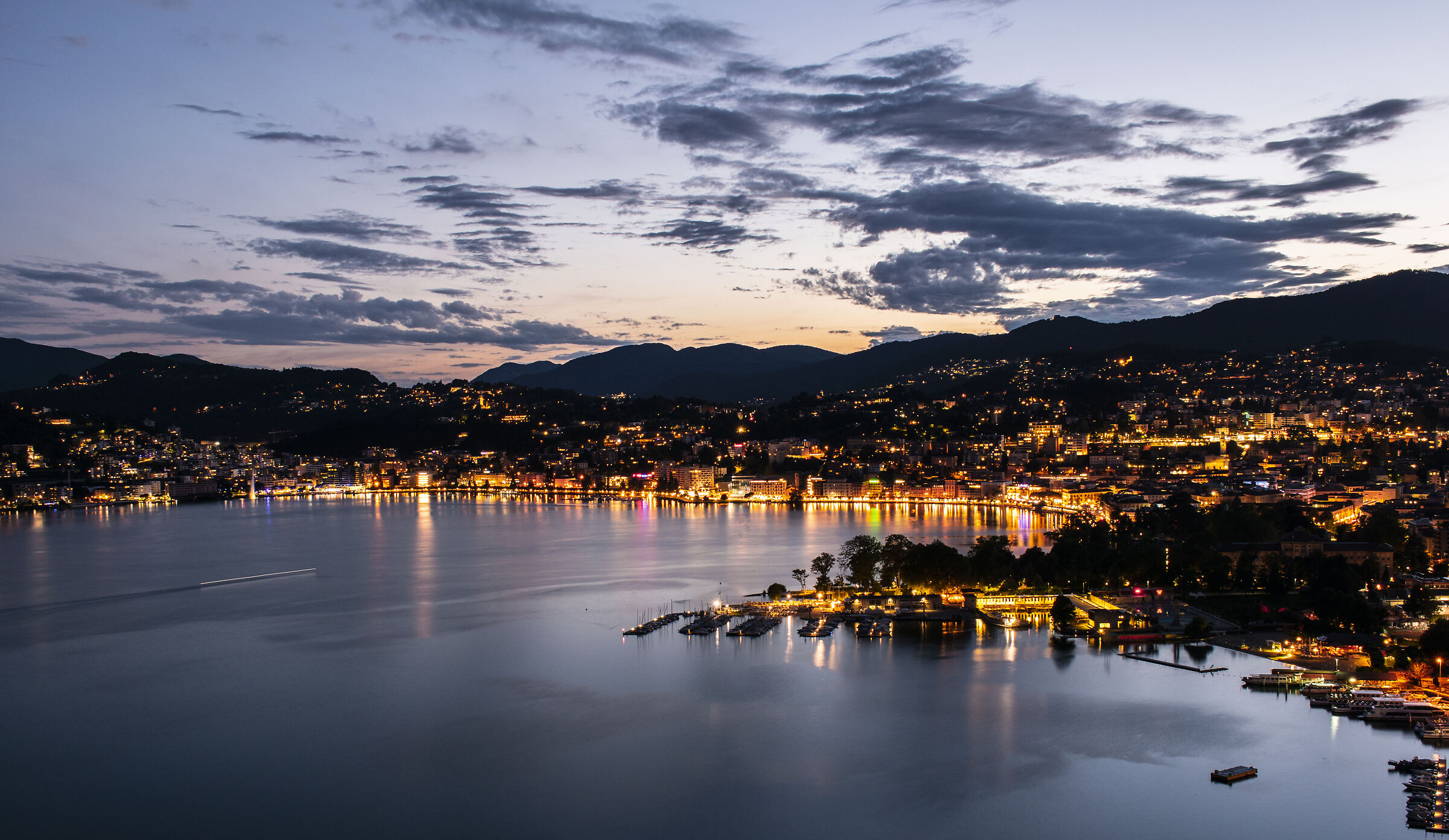 Lake Lugano, Switzerland...
