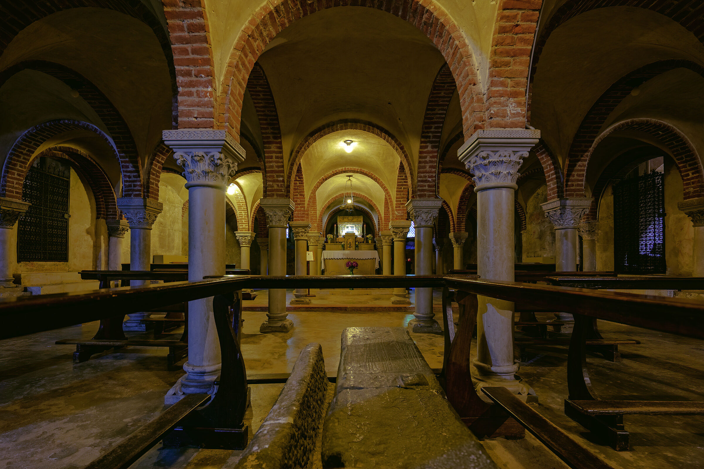 The tomb of San Severino...
