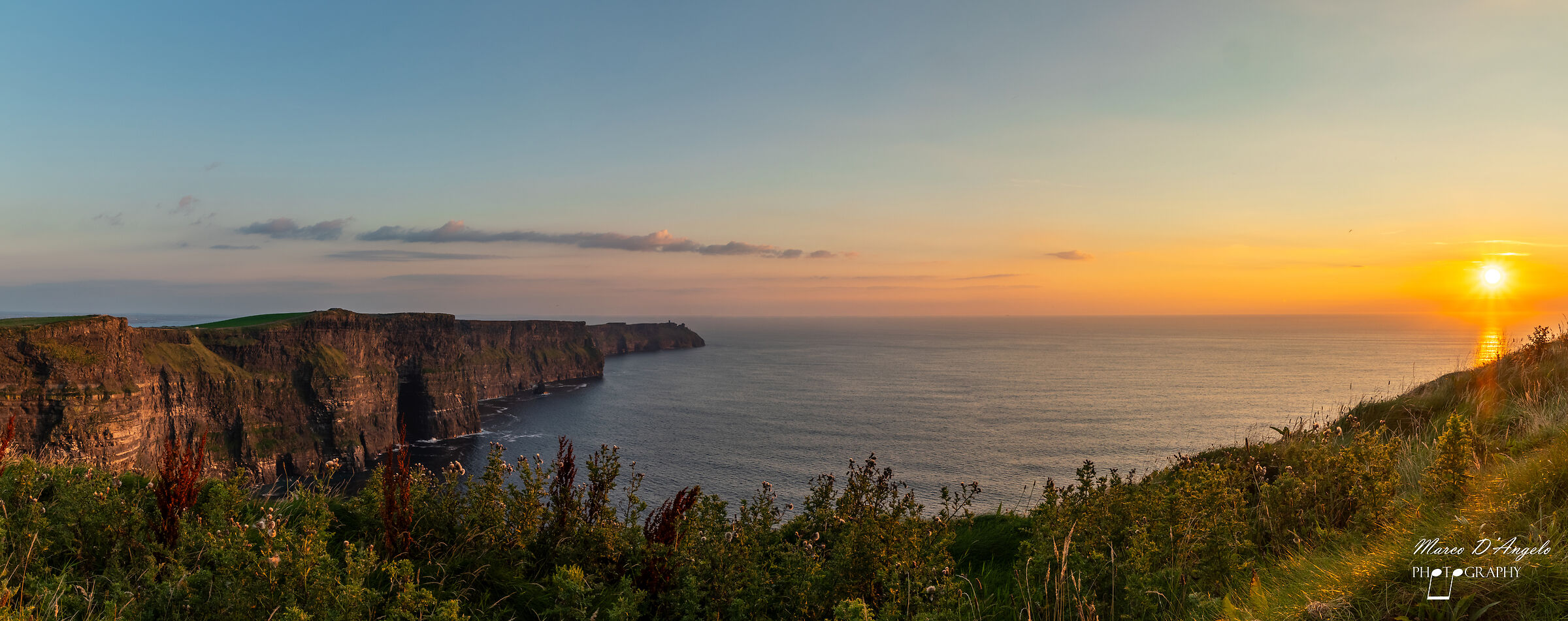 Cliffs of Moher sunset...