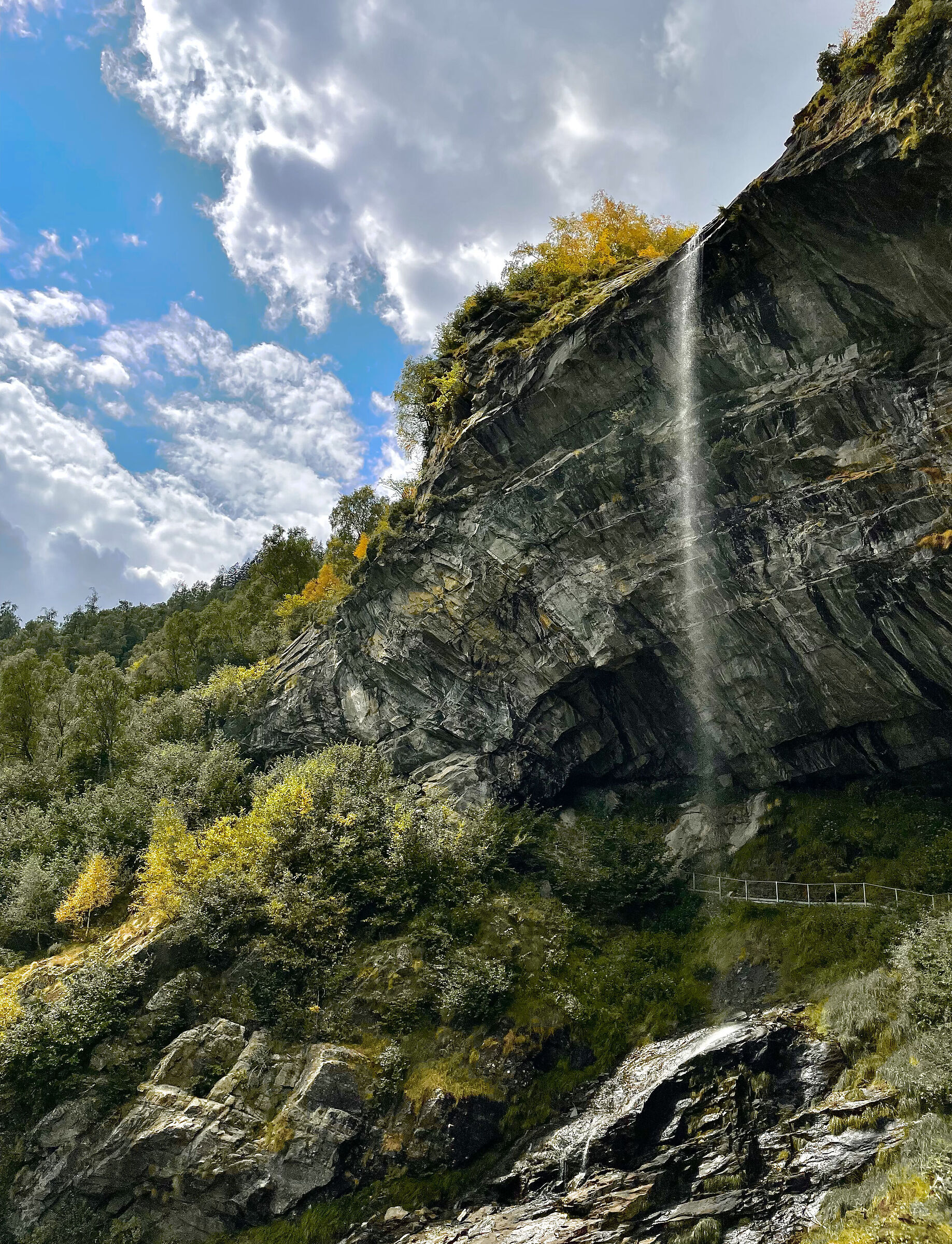 Sajont Waterfall - Lake Antrona....