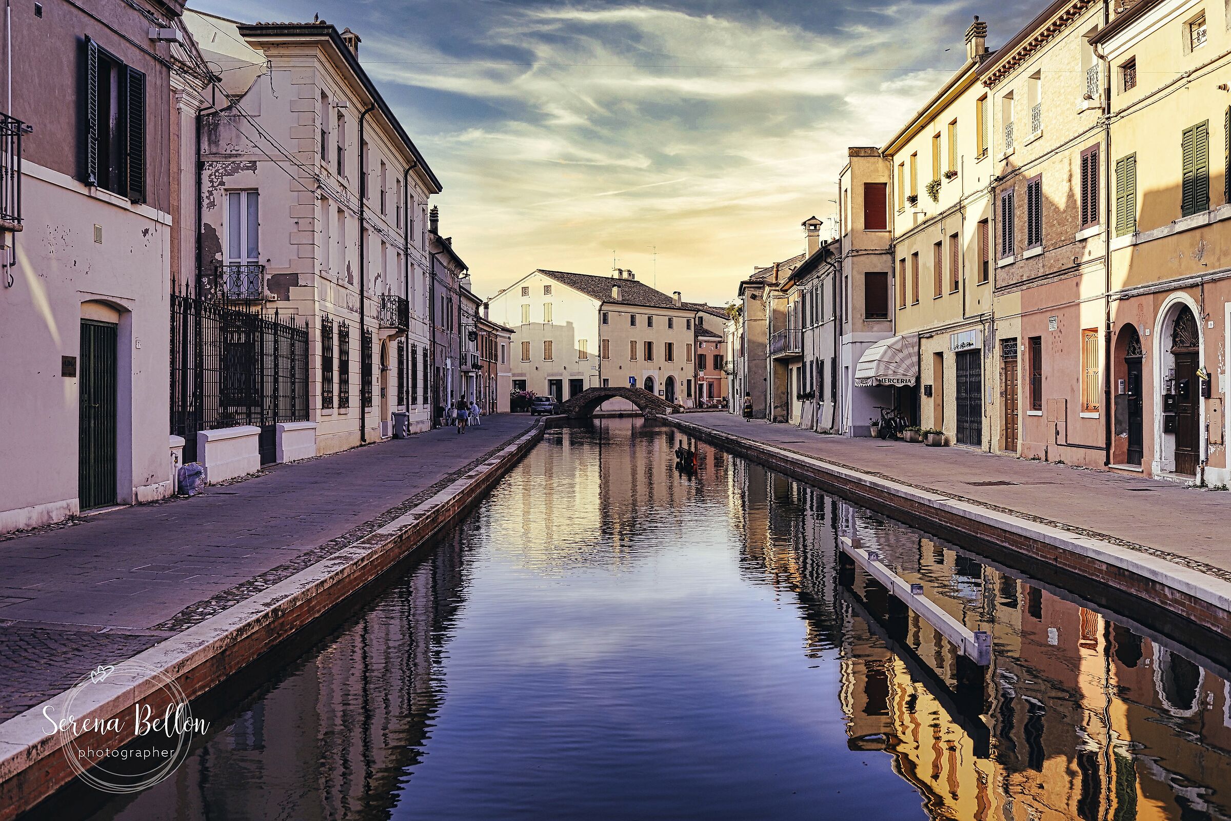 the reflections of Comacchio...