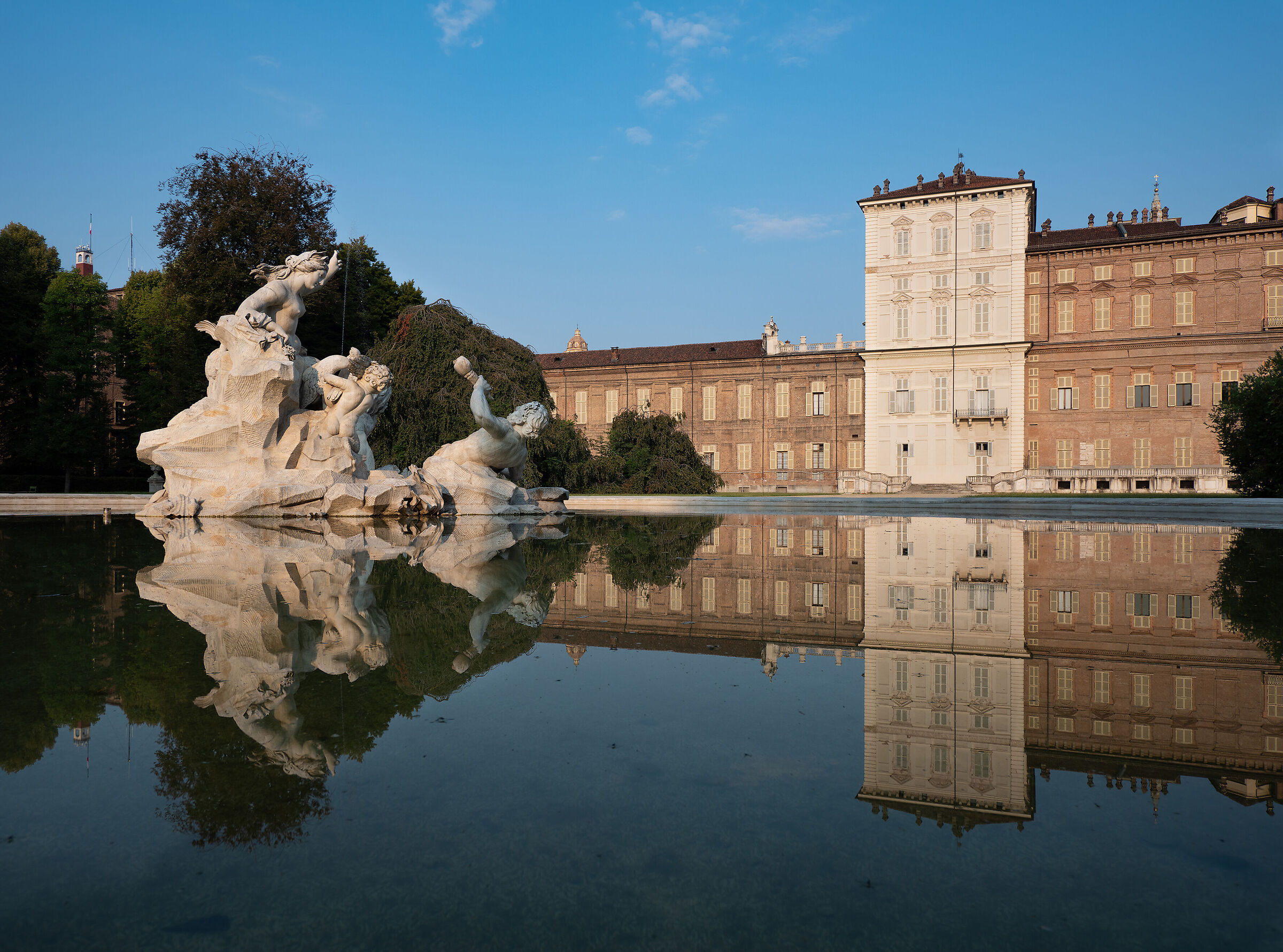 La fontana di Palazzo Reale....
