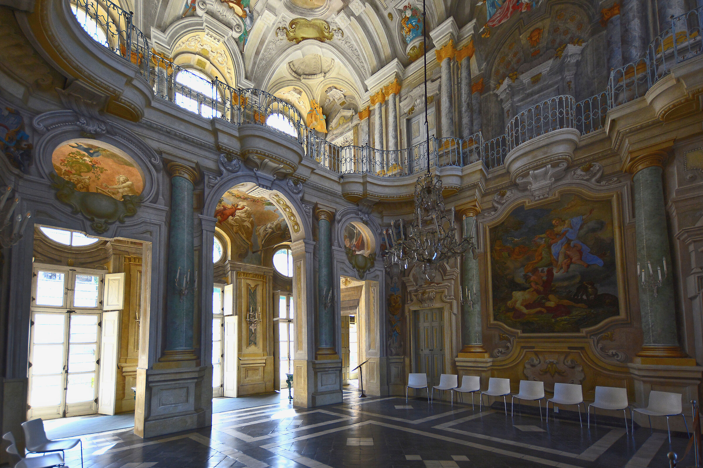 the rooms of the Villa Regina -Turin-...